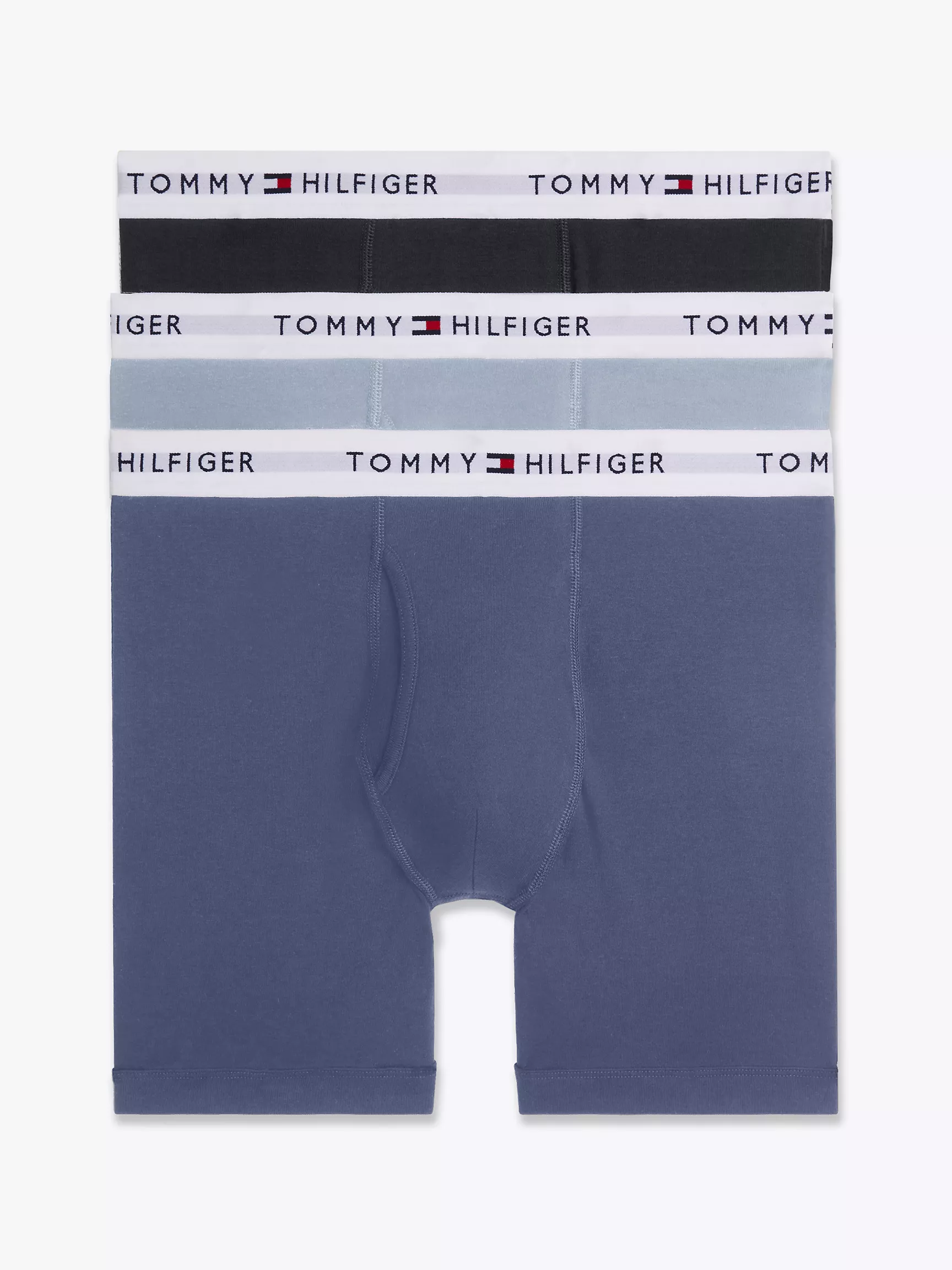 Мужское нижнее белье Tommy Hilfiger, Классические хлопковые боксеры-брифы (набор 3 шт.)