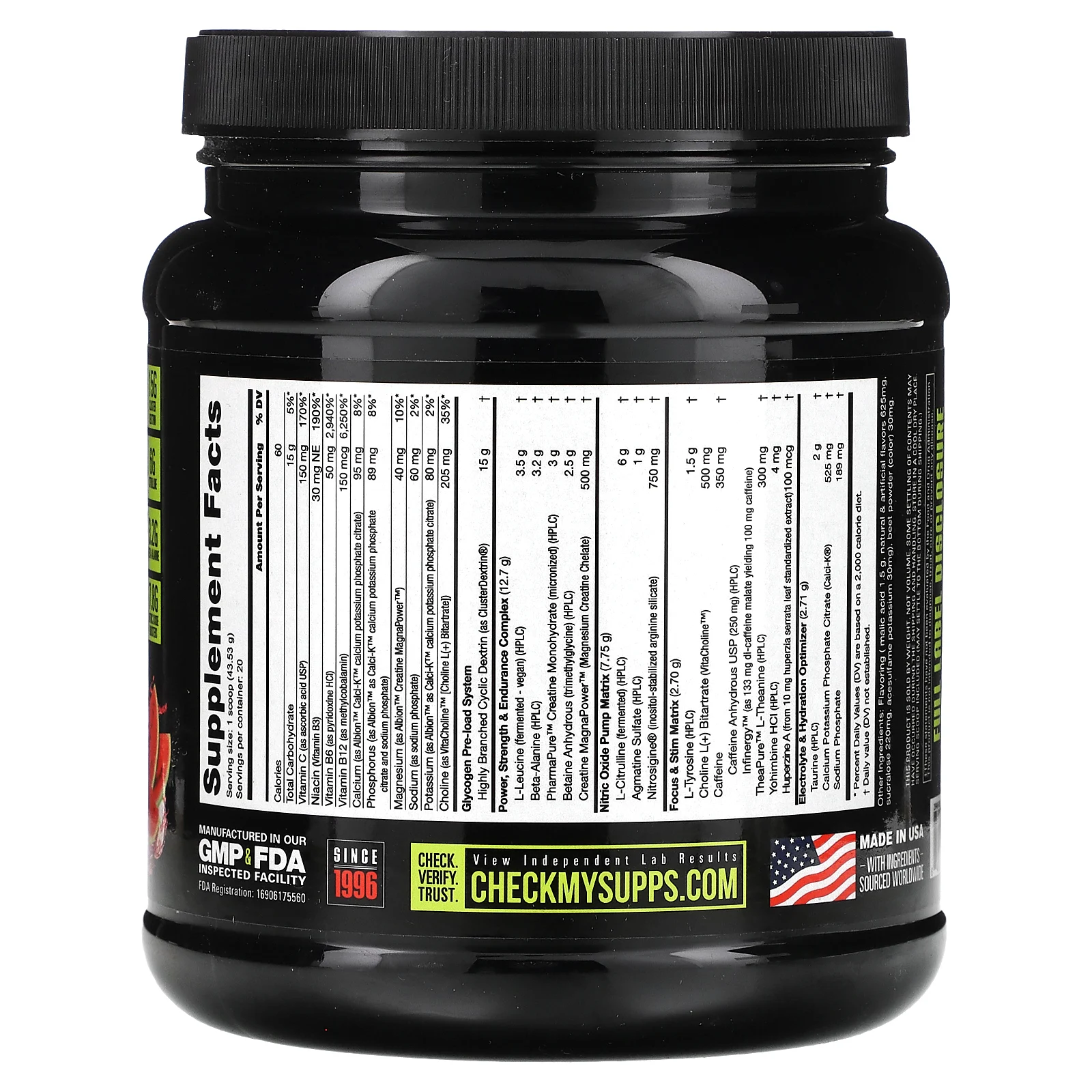 NutraBio, PRE Extreme, арбуз, 871 г (1,92 фунта)