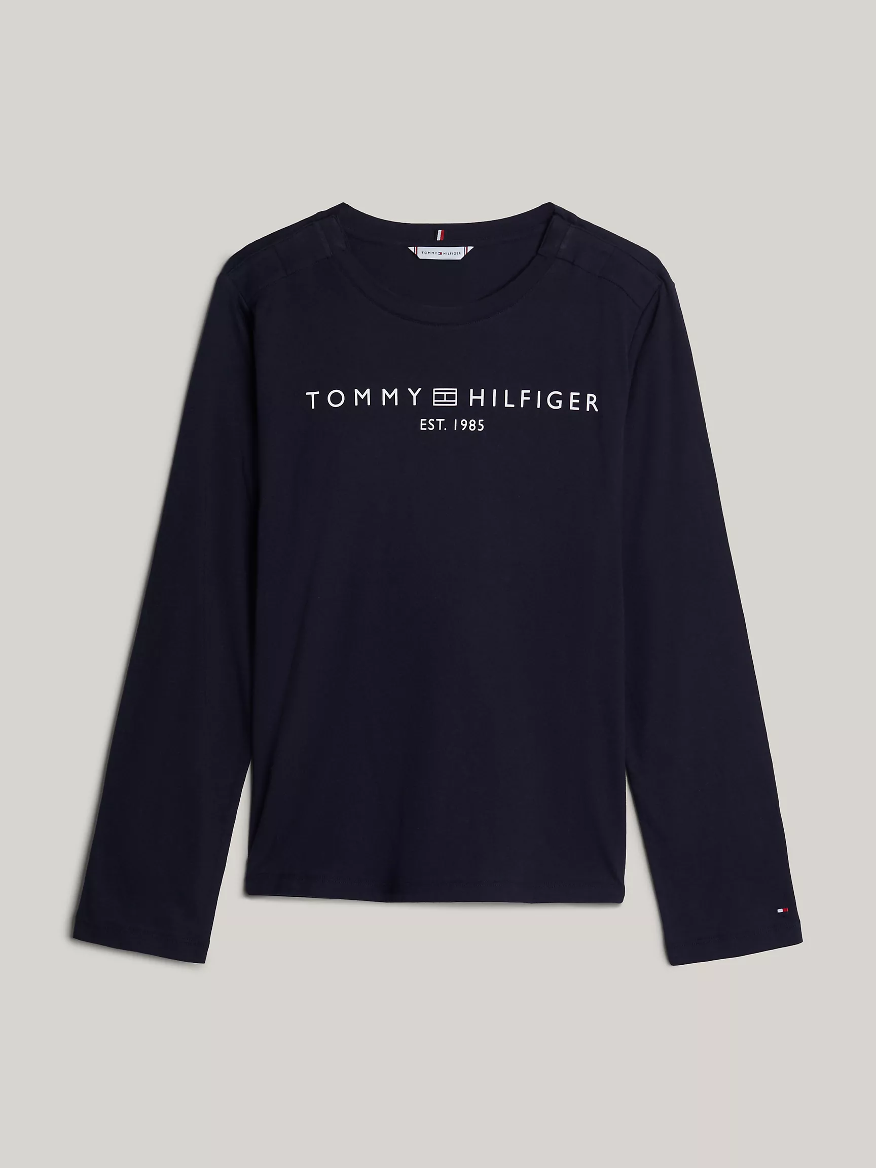 Женская рубашка Tommy Hilfiger, Футболка с длинным рукавом и логотипом Hilfiger