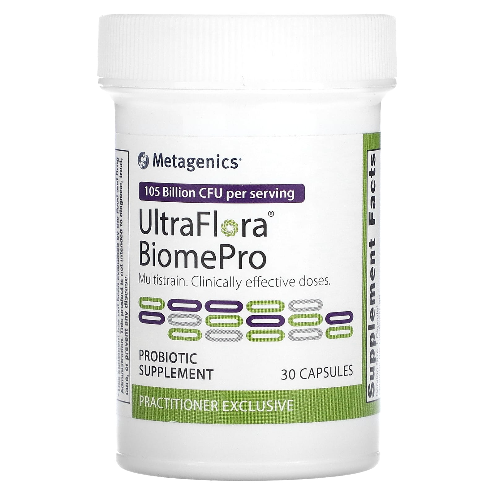 Metagenics, UltraFlora BiomePro, 30 Capsules