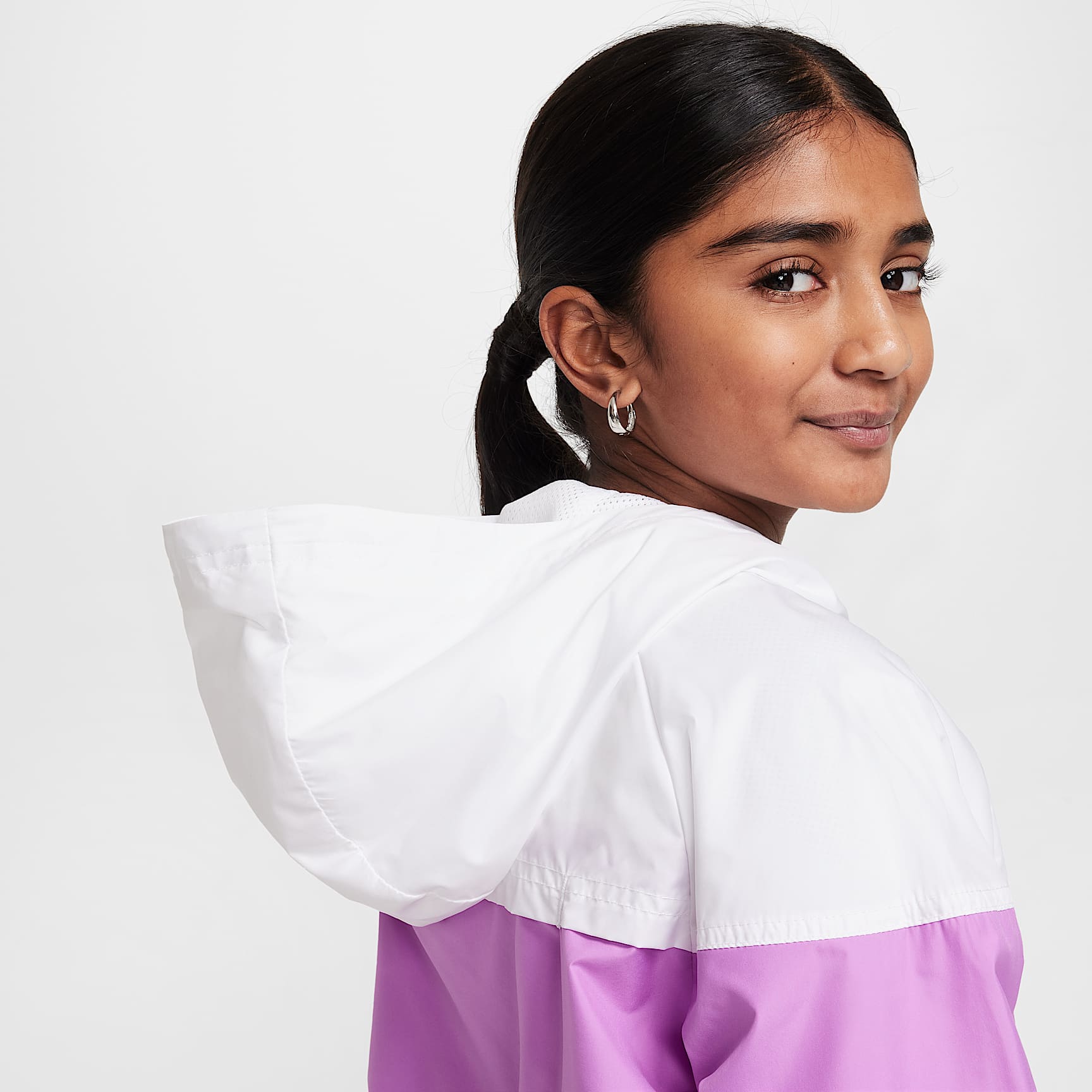 Nike Sportswear Windrunner Big Kids' Hooded Repel Jacket