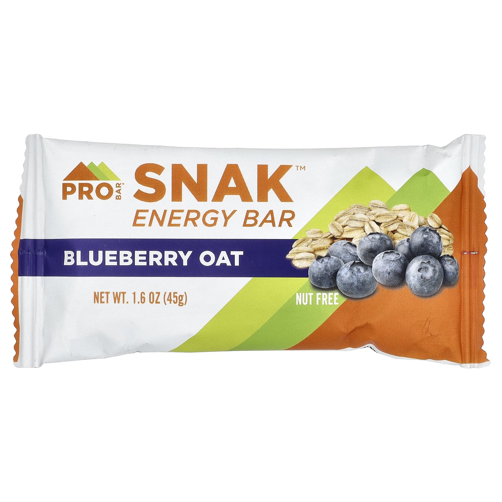 ProBar, SNAK™, энергетический батончик, овсянка и голубика, 45 г (1,6 унции)