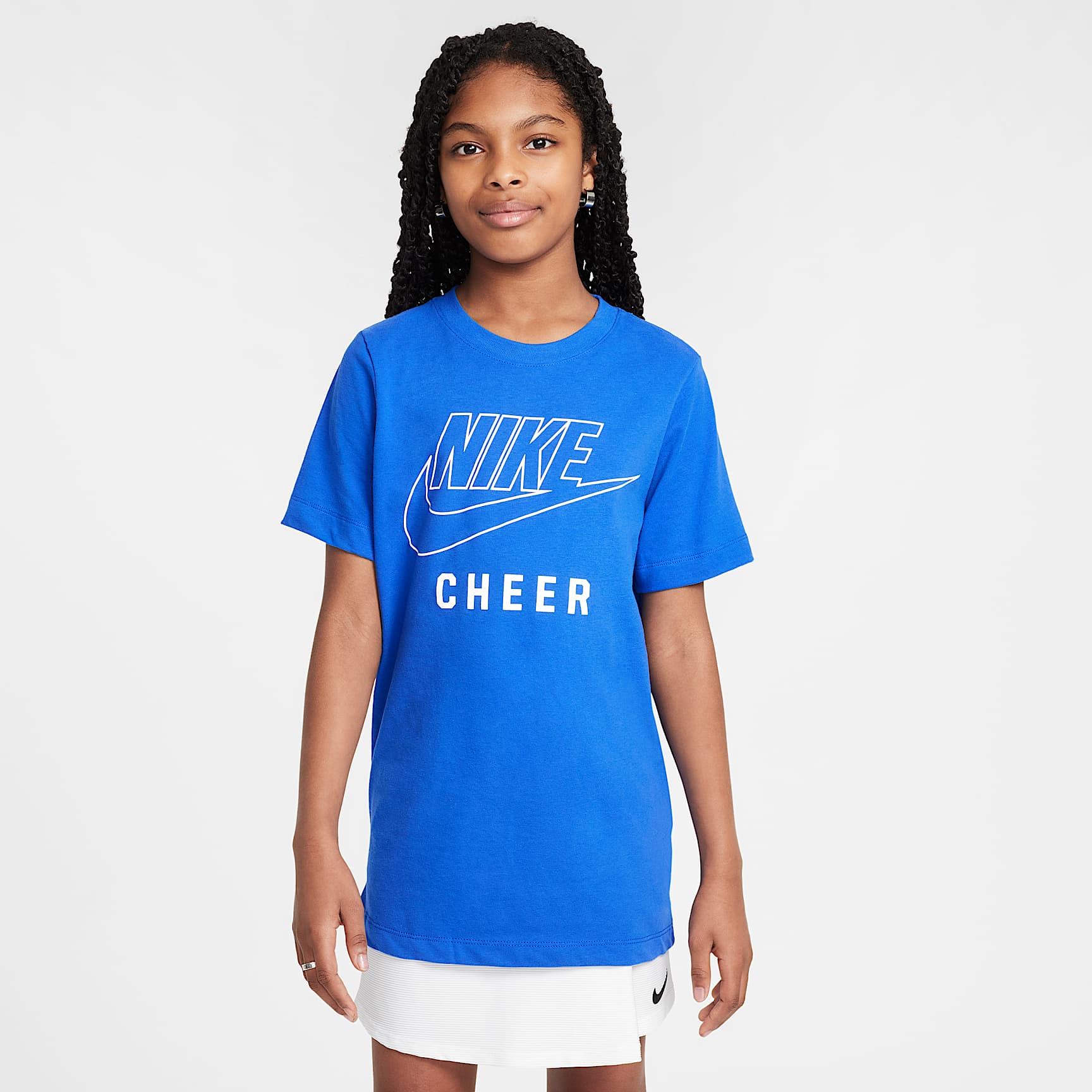 Nike Swoosh Big Kids' Cheer T-Shirt