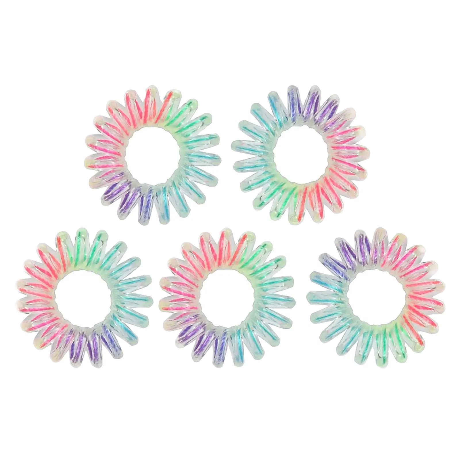 Invisibobble, Kids, кольцо для волос No Ouch, Magic Rainbow, 5 шт. / Упк.