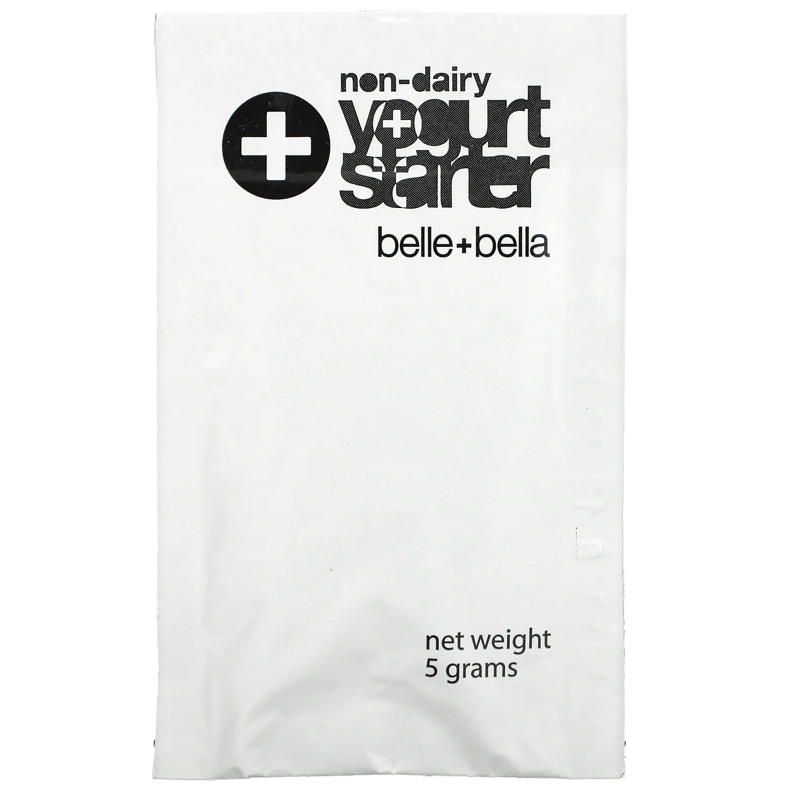 Belle+Bella, Безмолочная закваска для йогурта, 4 пакетика по 5 г