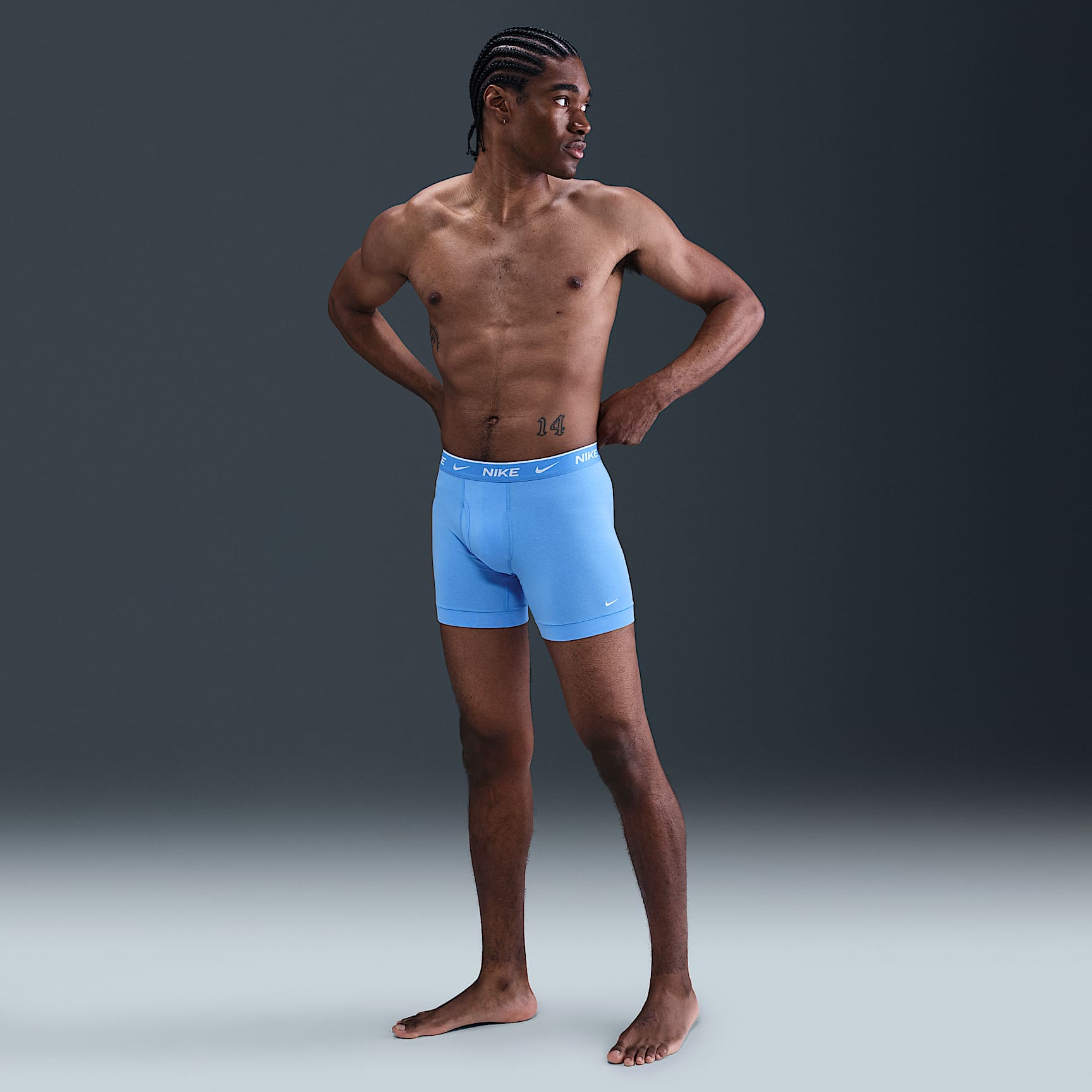 Nike Dri-FIT Essential Cotton Stretch Men's Boxer Briefs (3-Pack)