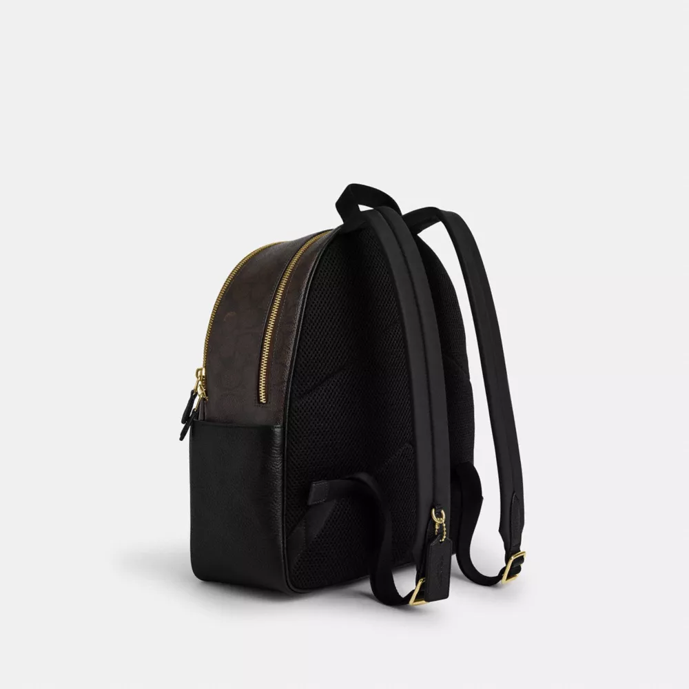 Рюкзак COACH Court Backpack In Signature Canvas