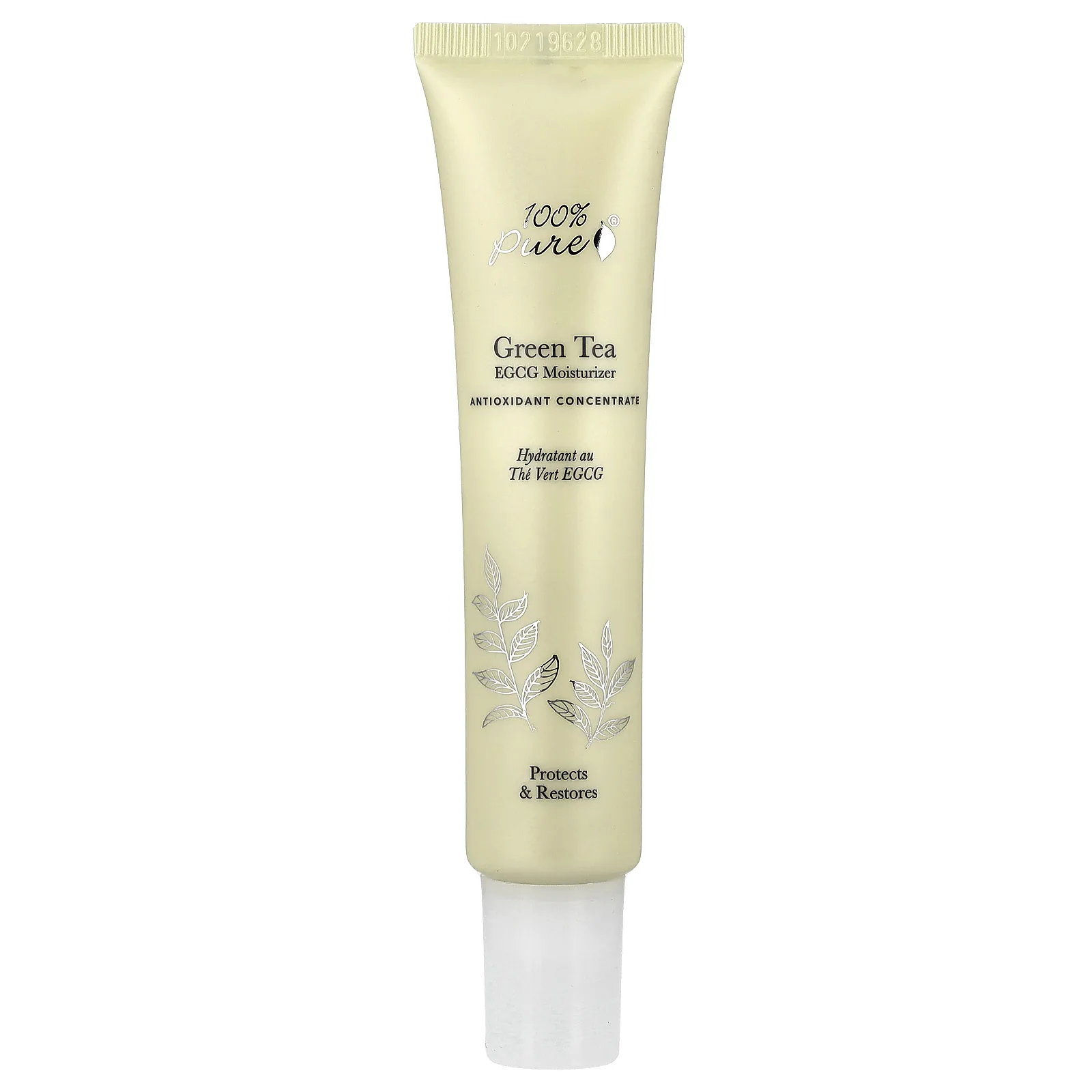 100% PURE, увлажняющий крем с зеленым чаем и EGCG, 40 мл (1,4 жидк. унции)