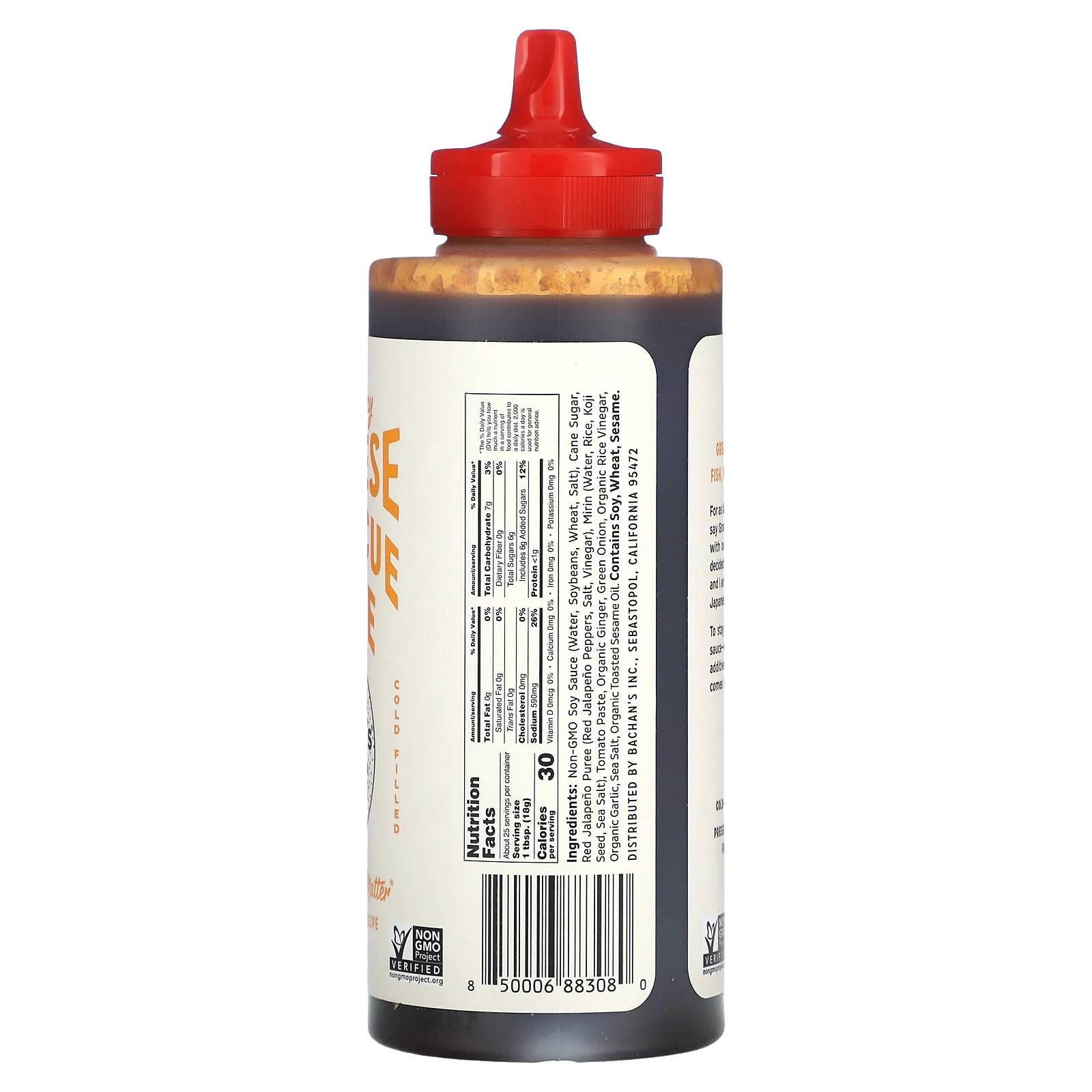 Bachan's, японский соус для барбекю, острый и пряный, 454 г (16 унций)