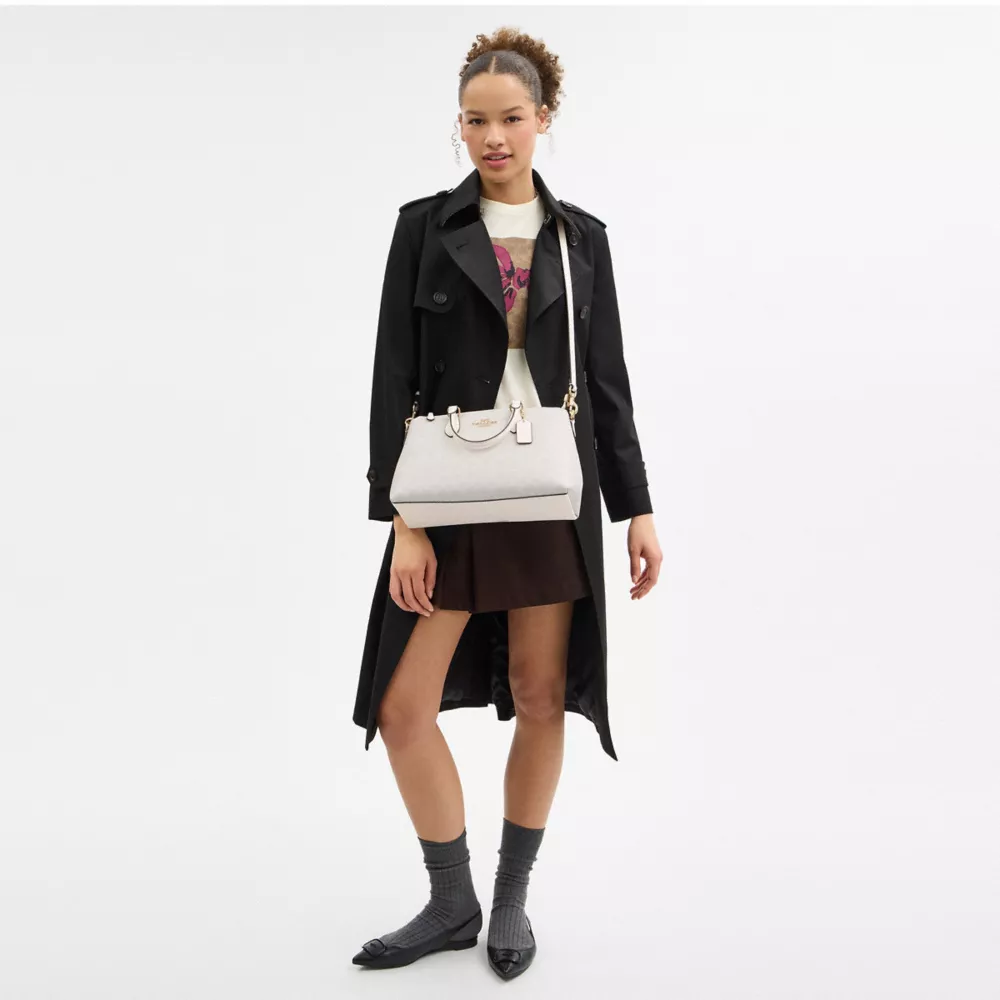 Сумка COACH Georgia Satchel Bag In Signature Canvas