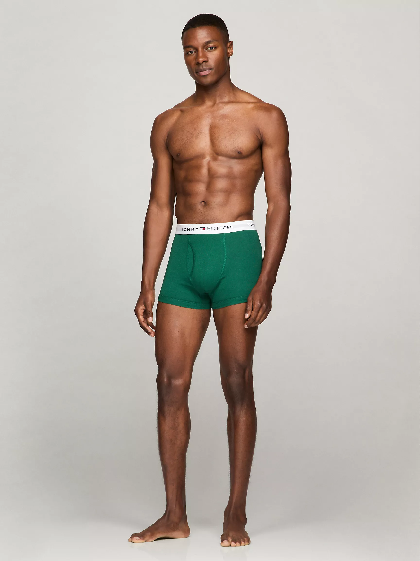 Мужское нижнее белье Tommy Hilfiger, Классические хлопковые трусы-боксёры (набор 3 шт.)