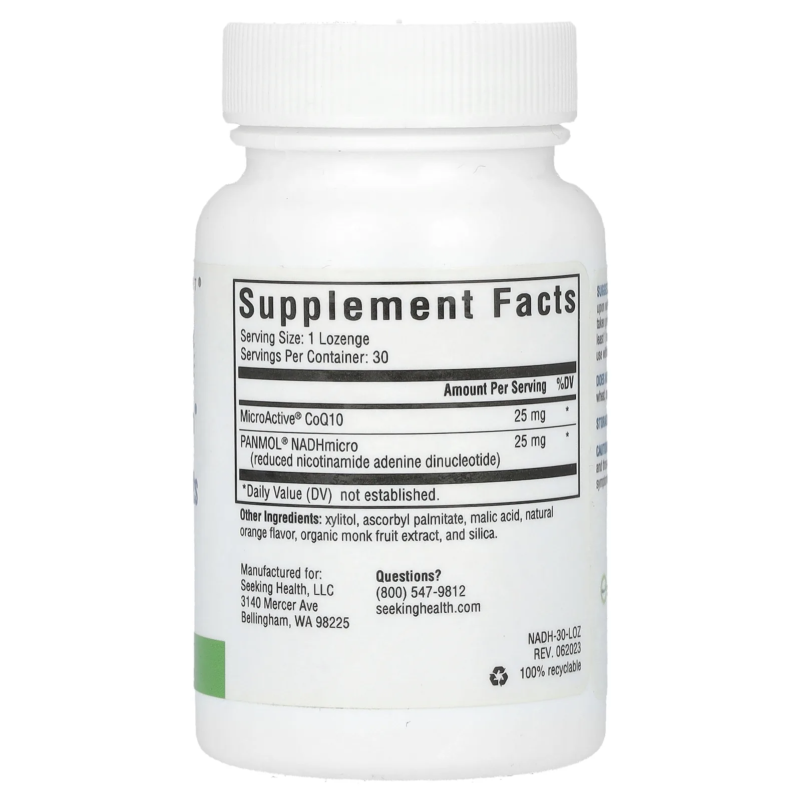 Seeking Health, Energy Nutrients, 30 пастилок