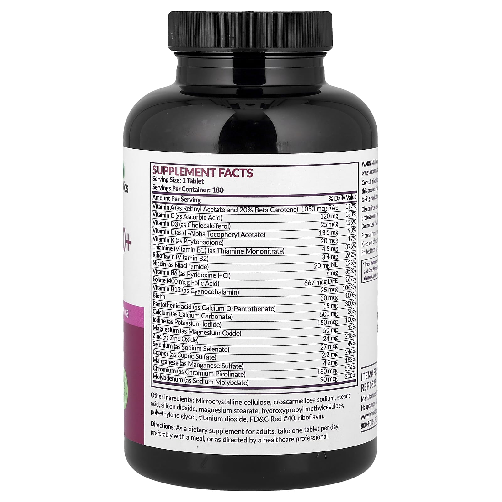 Futurebiotics, мультивитамины для женщин старше 50 лет, 180 таблеток