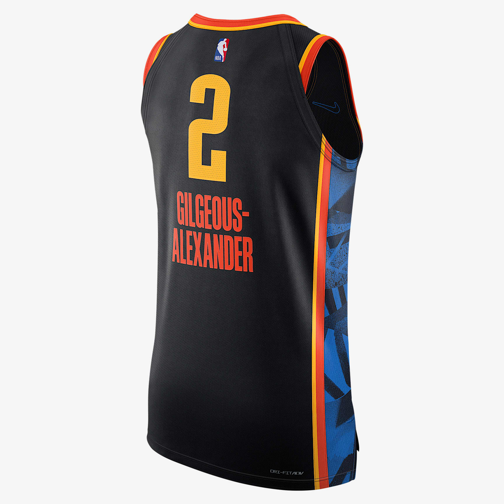 Shai Gilgeous-Alexander Oklahoma City Thunder 2024/25 City Edition Men's Nike Dri-FIT ADV NBA Authentic Jersey