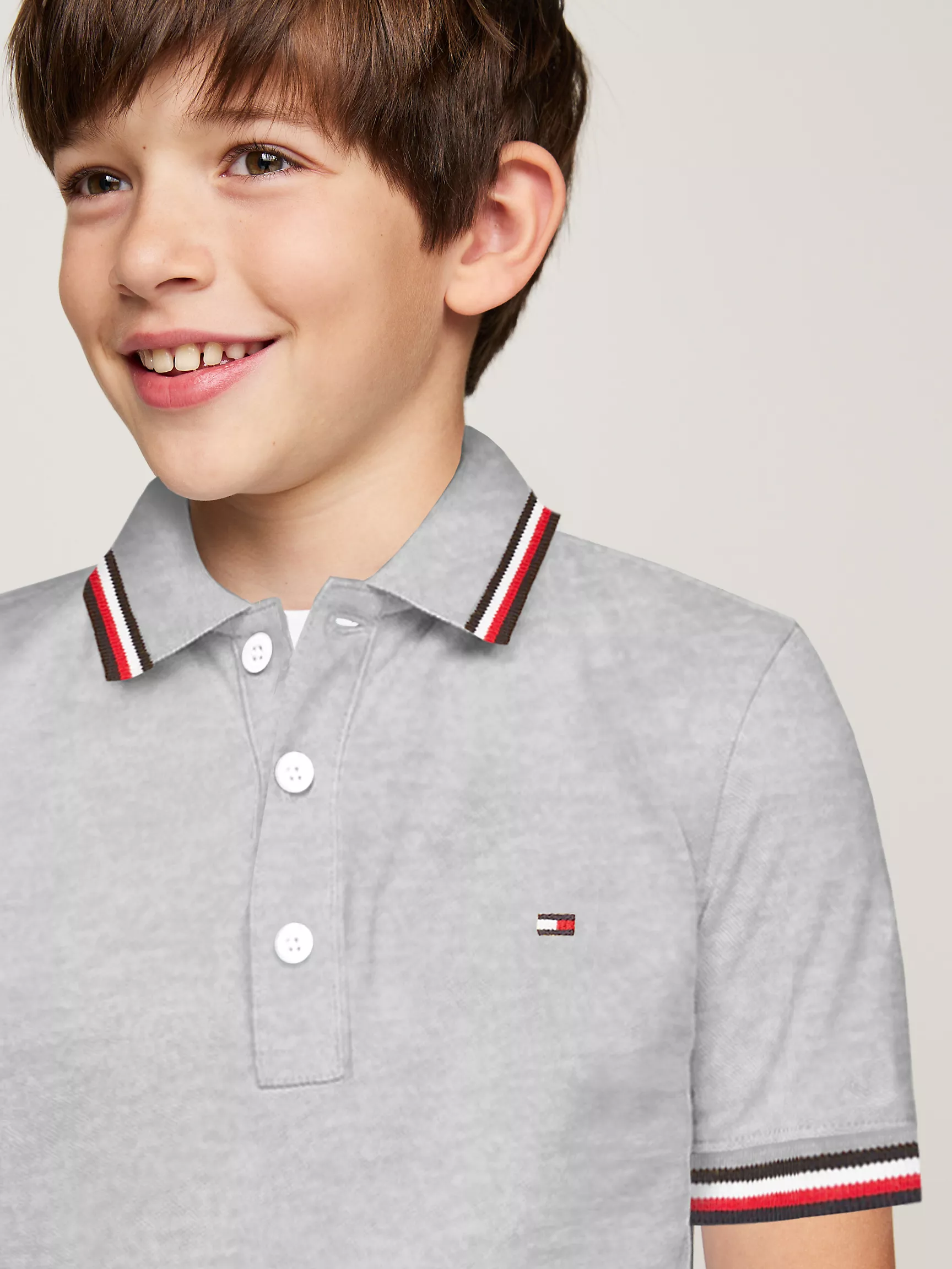 Рубашка-поло для мальчиков Tommy Hilfiger, Детское поло с коротким рукавом и влагоотводящей технологией Tommy