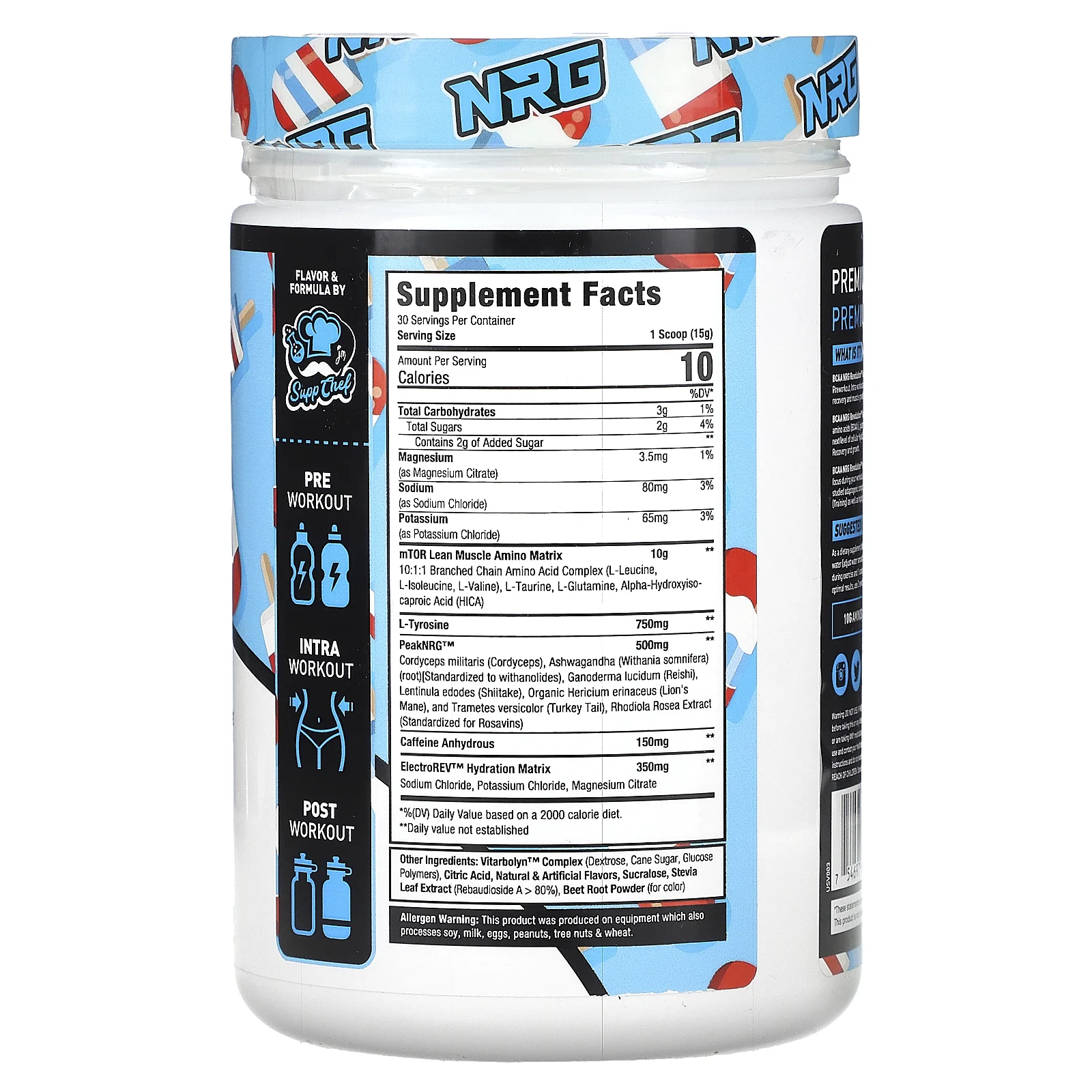 MuscleSport, BCAA, NRG Revolution, фейерверк, 450 г (15,9 унции)