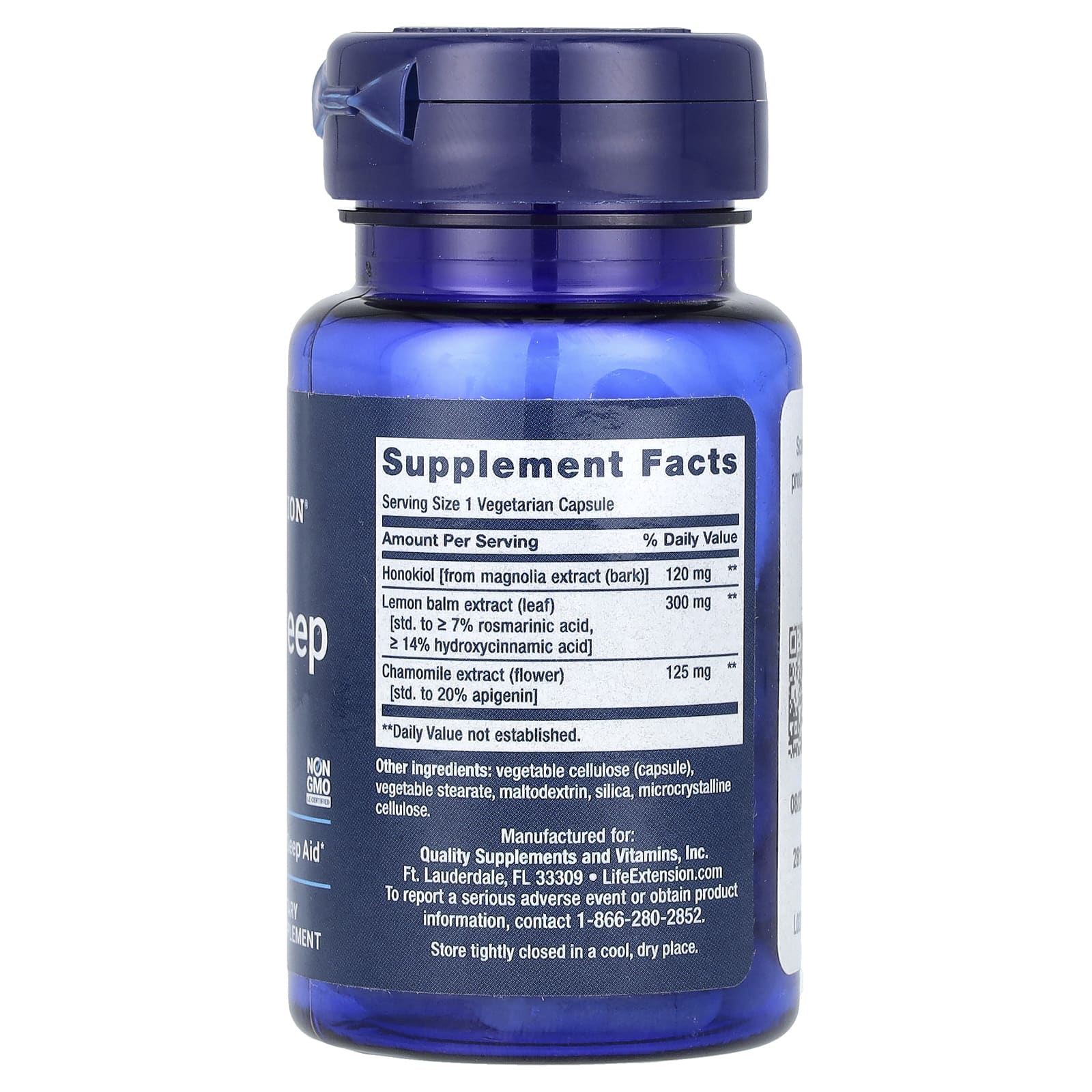 Life Extension, Herbal Sleep PM, 30 вегетарианских капсул