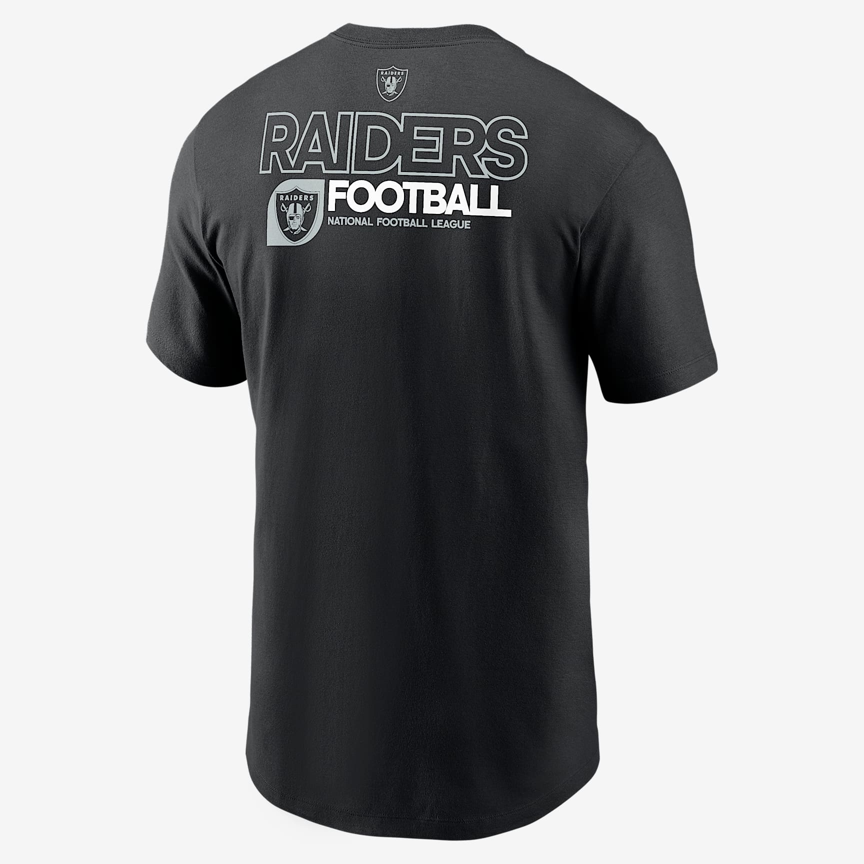 Las Vegas Raiders Team Outline Essential T-Shirt Men's Nike NFL T-Shirt