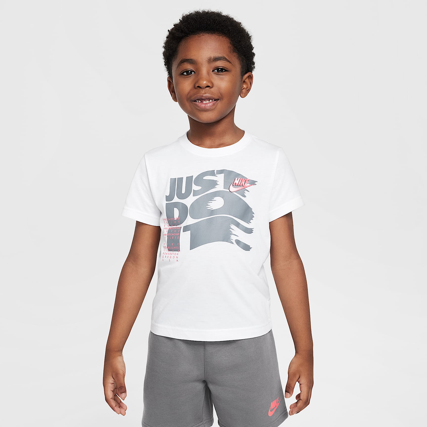 Nike Sportswear Little Kids' On the Move 2-Piece French Terry Shorts Set