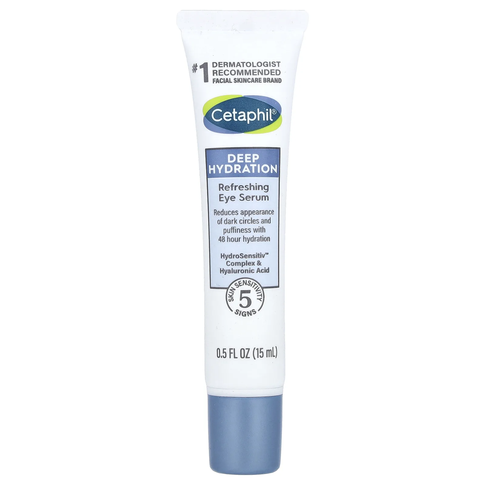 Cetaphil, Deep Hydration, освежающая сыворотка для кожи вокруг глаз, 15 мл (0,5 жидк. Унции)