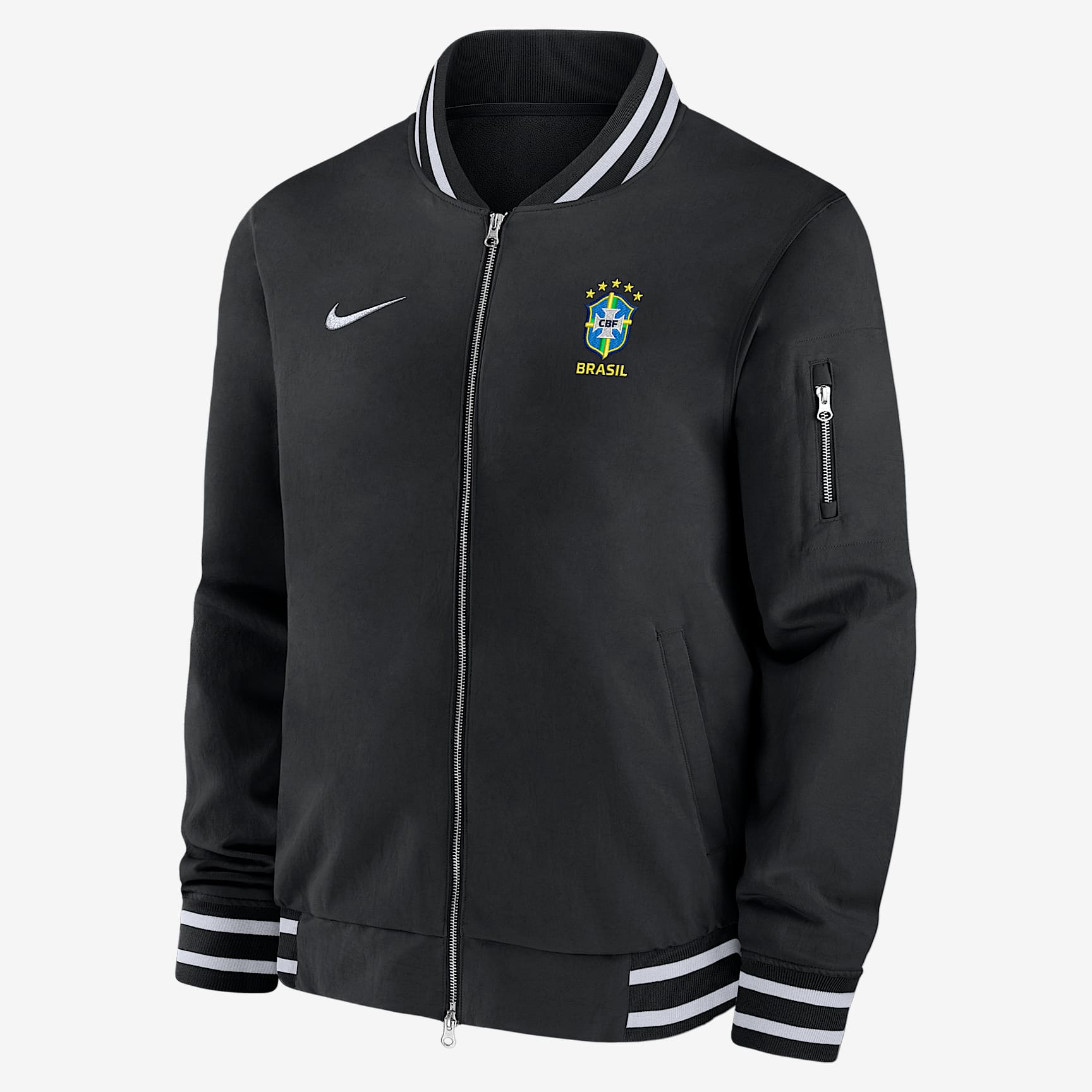 Brazil Men's Nike Soccer Bomber Jacket