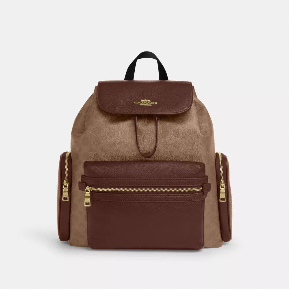 Рюкзак COACH Baby Backpack In Signature Canvas
