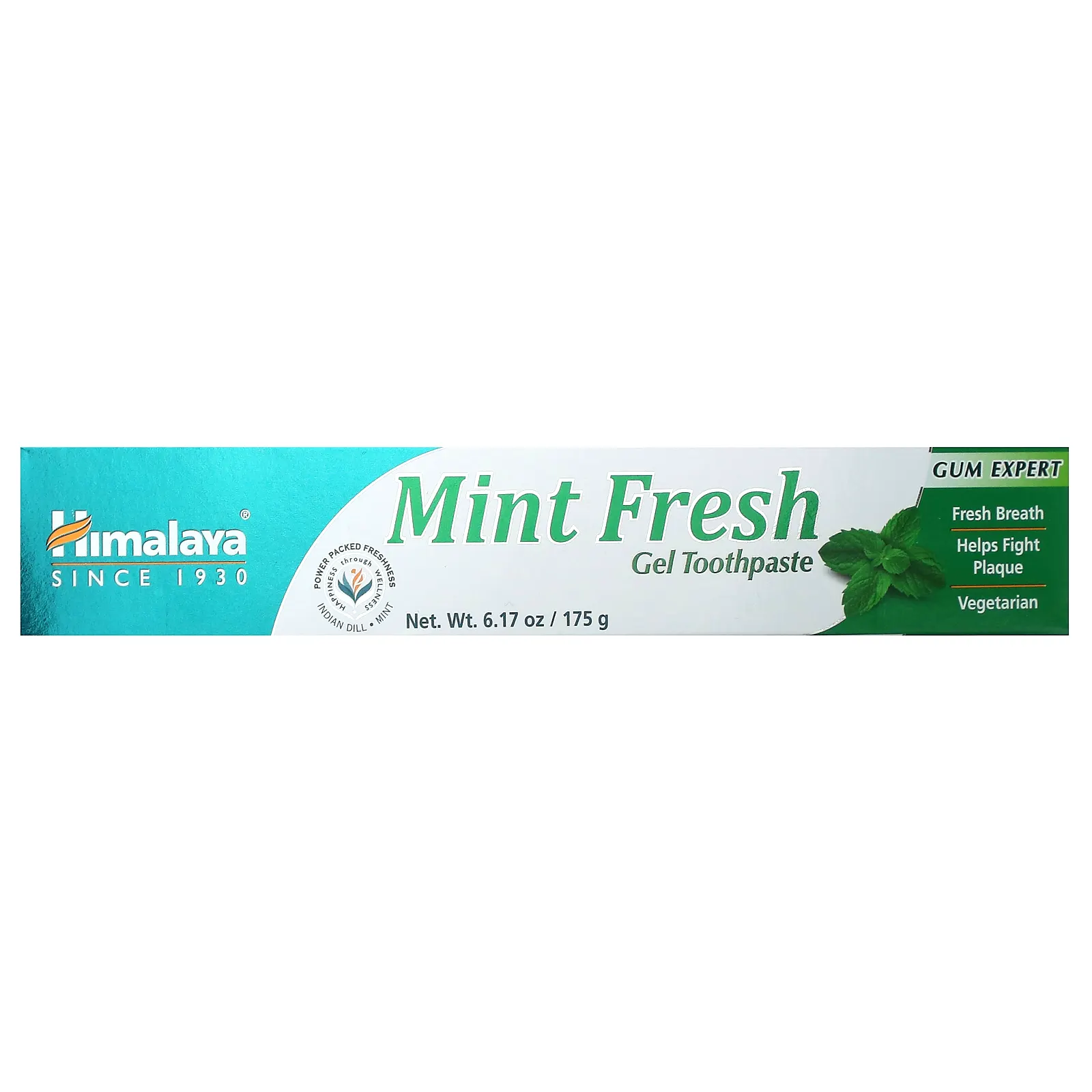 Himalaya, Mint Fresh Gel Toothpaste, индийский укроп и мята, 175 г (6,17 унции)