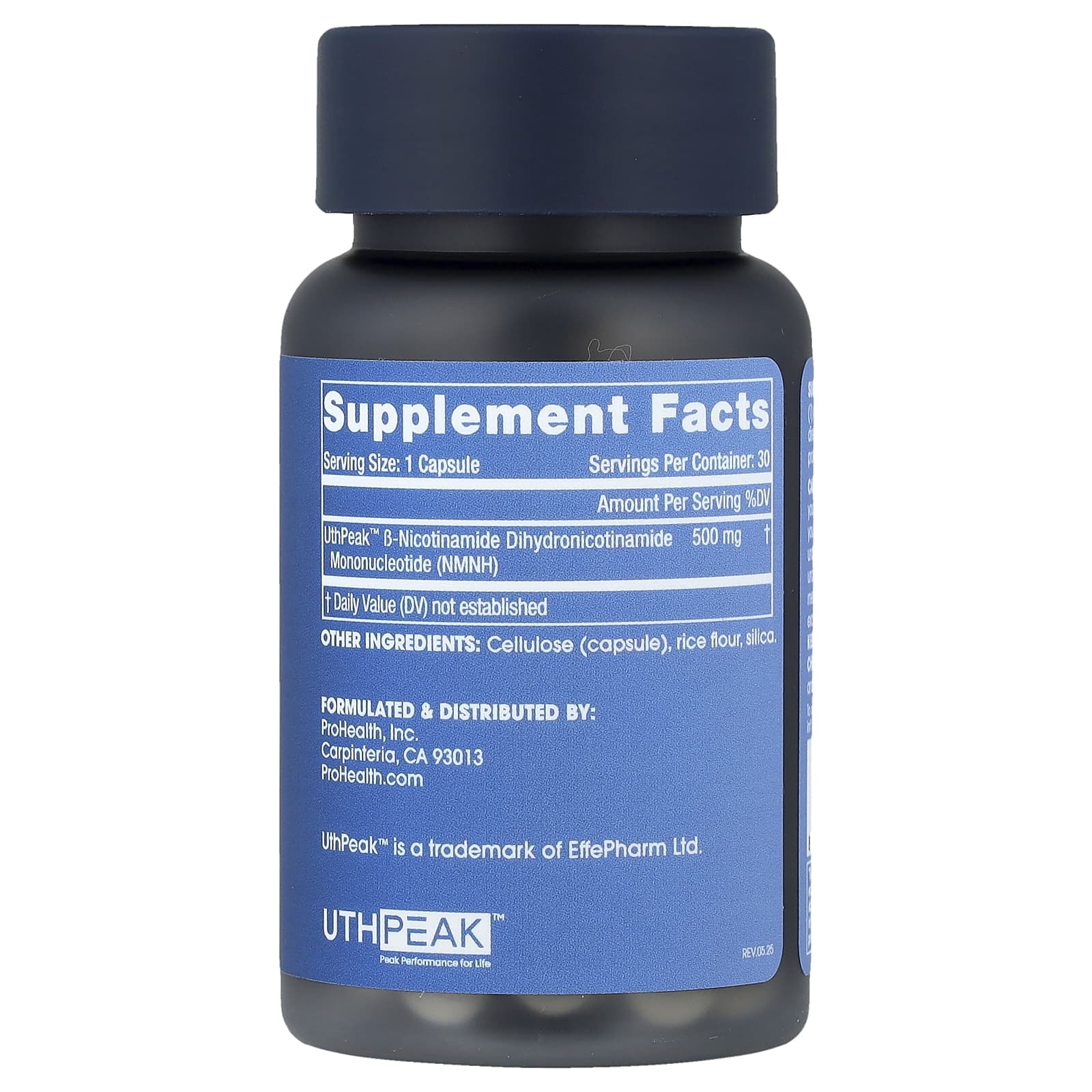 ProHealth Longevity, чистый NMNH, 500 мг, 30 капсул