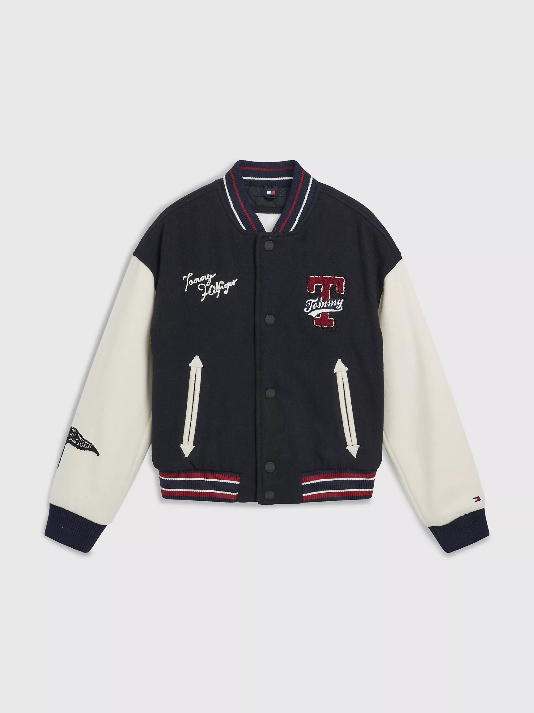 Куртка для девочки Tommy Hilfiger, Детская бомбер-куртка с логотипом