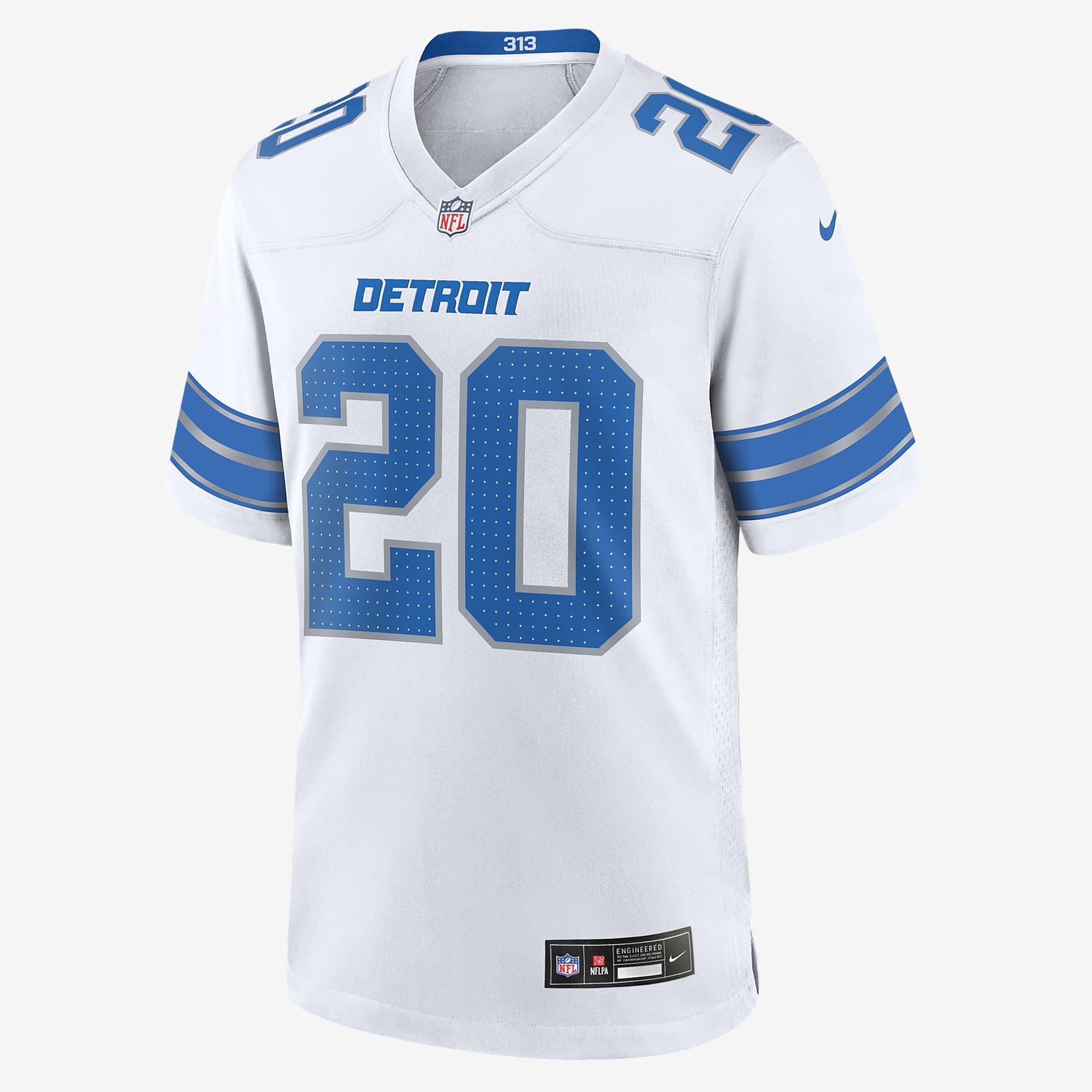 Barry Sanders Detroit Lions Men's Nike NFL Game Football Jersey