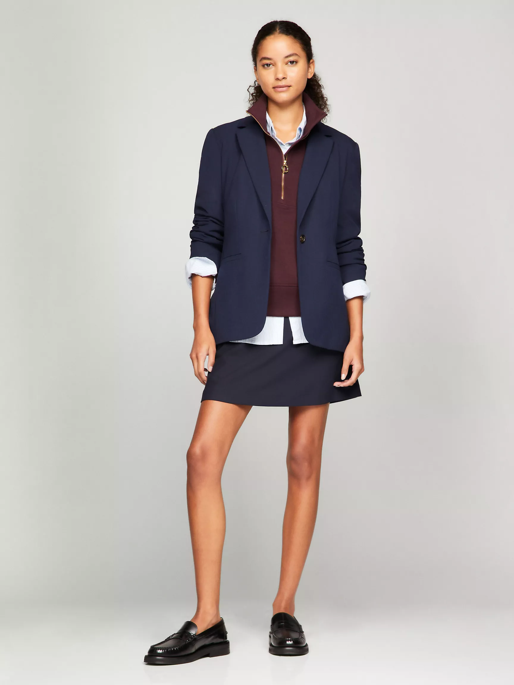 Женский пиджак Tommy Hilfiger, Однотонный пиджак на одной пуговице