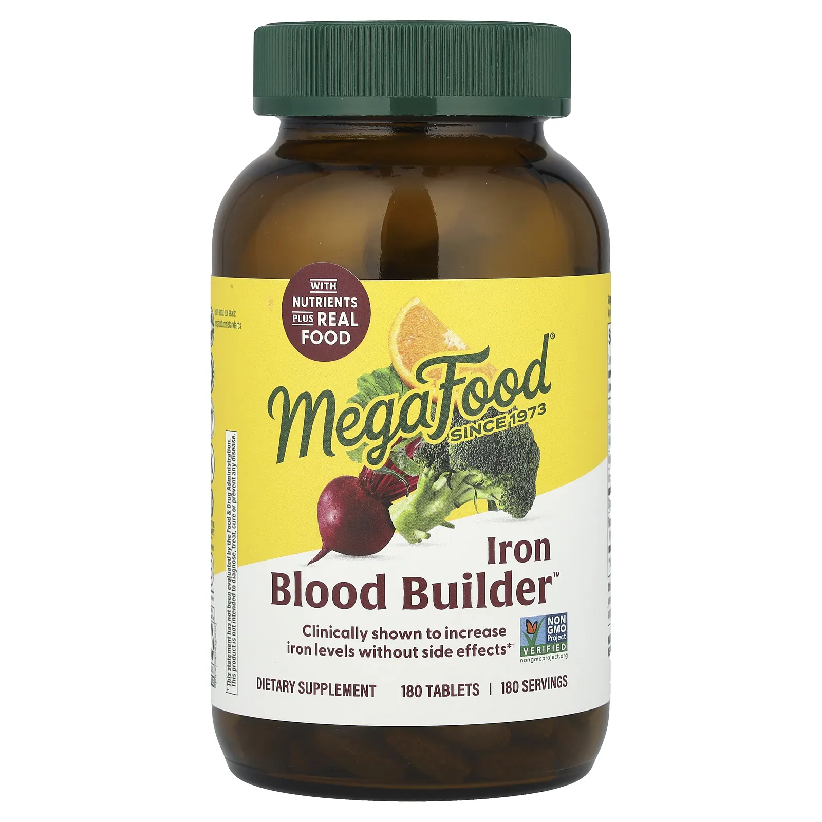 MegaFood, Blood Builder, железо, 180 таблеток