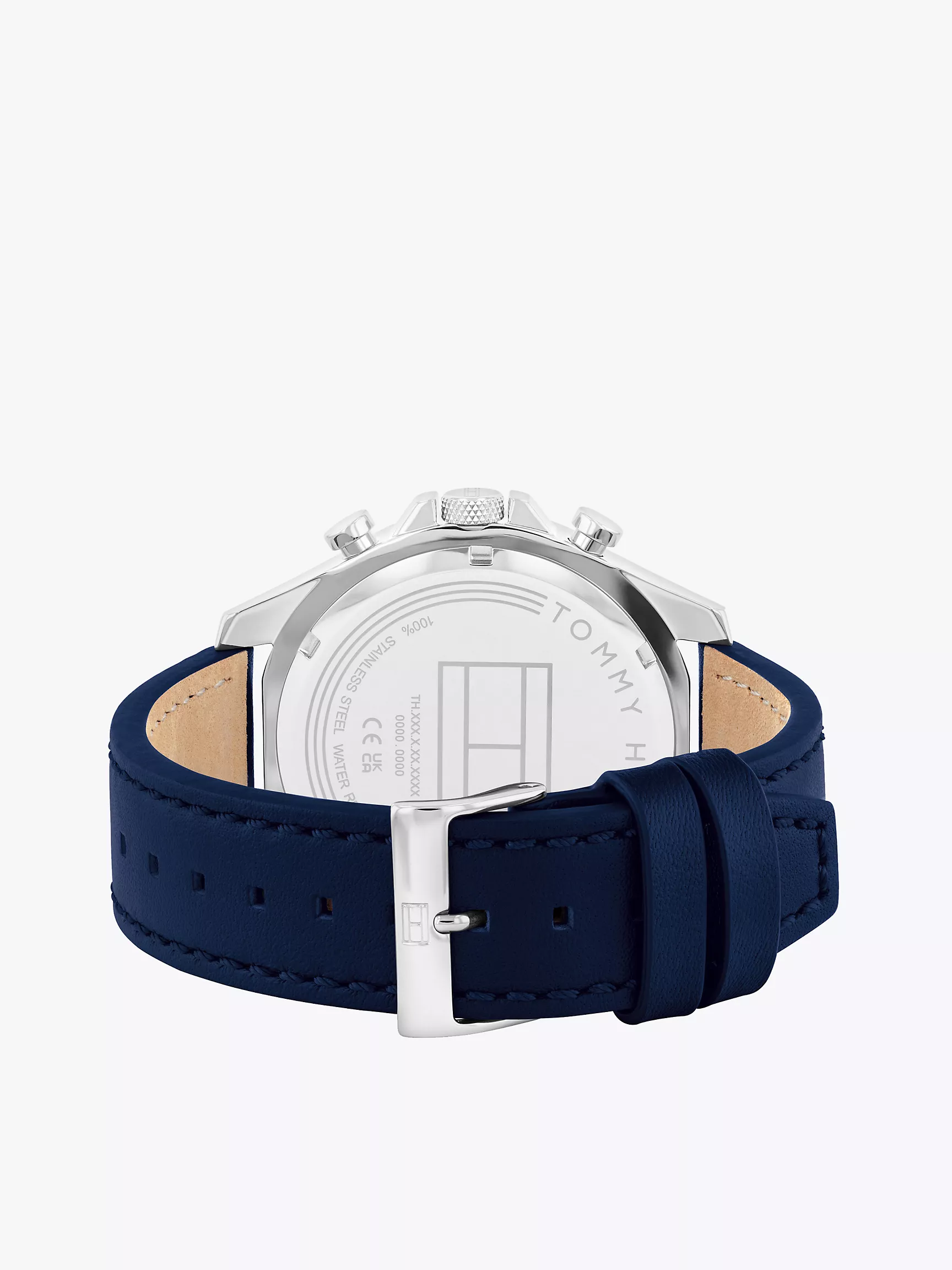 Мужские часы Tommy Hilfiger, Спортивные часы 46 мм с синим циферблатом