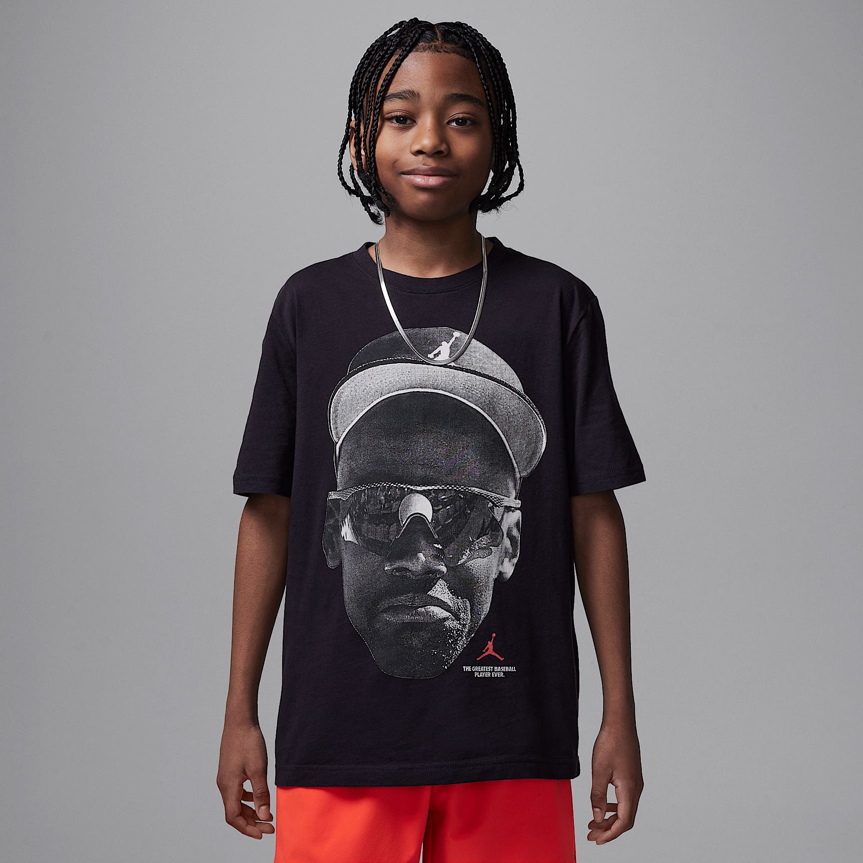 Jordan Big Kids' "But He Tried" T-Shirt