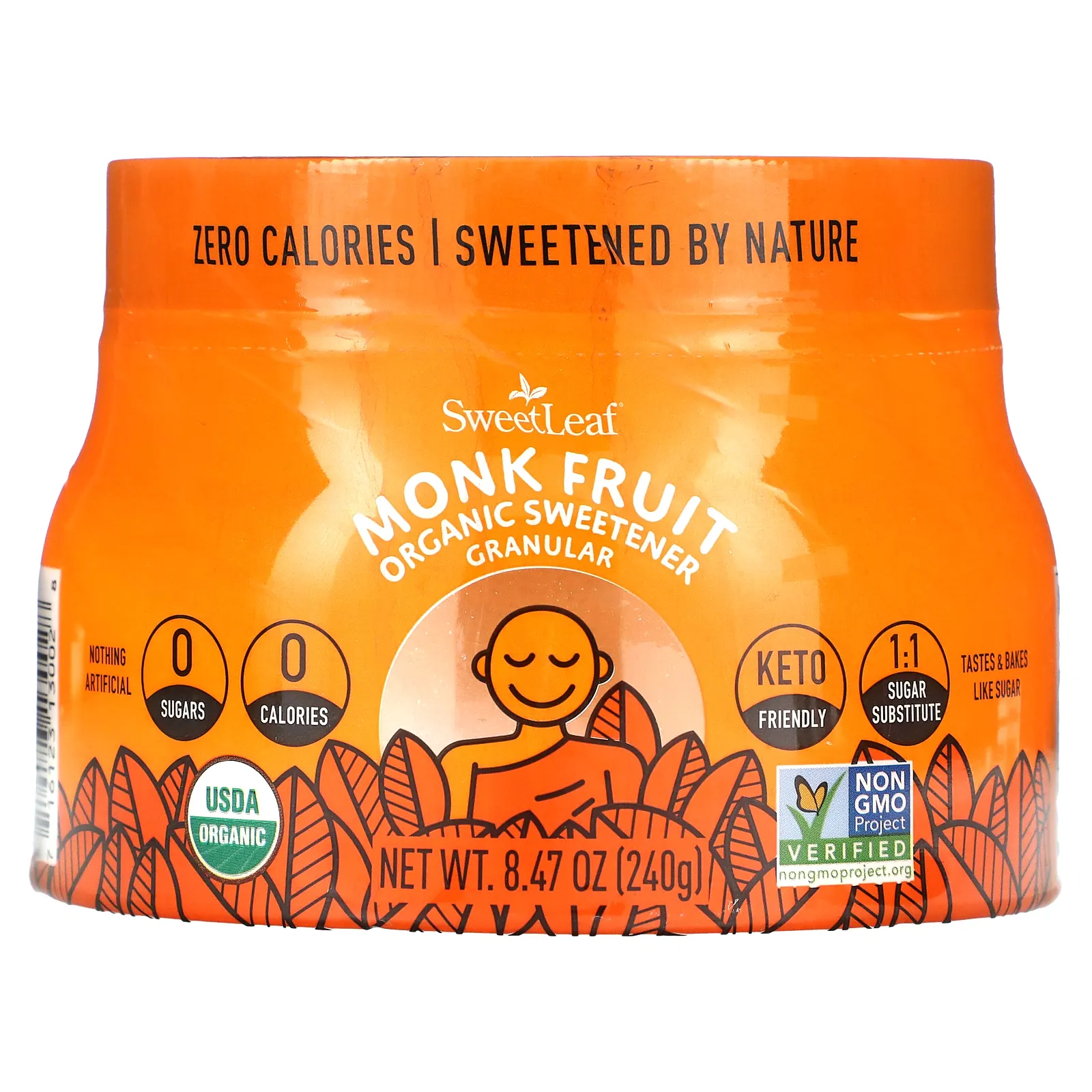 Wisdom Natural, архат, органический подсластитель, в гранулах, 240 г (8,47 унции)