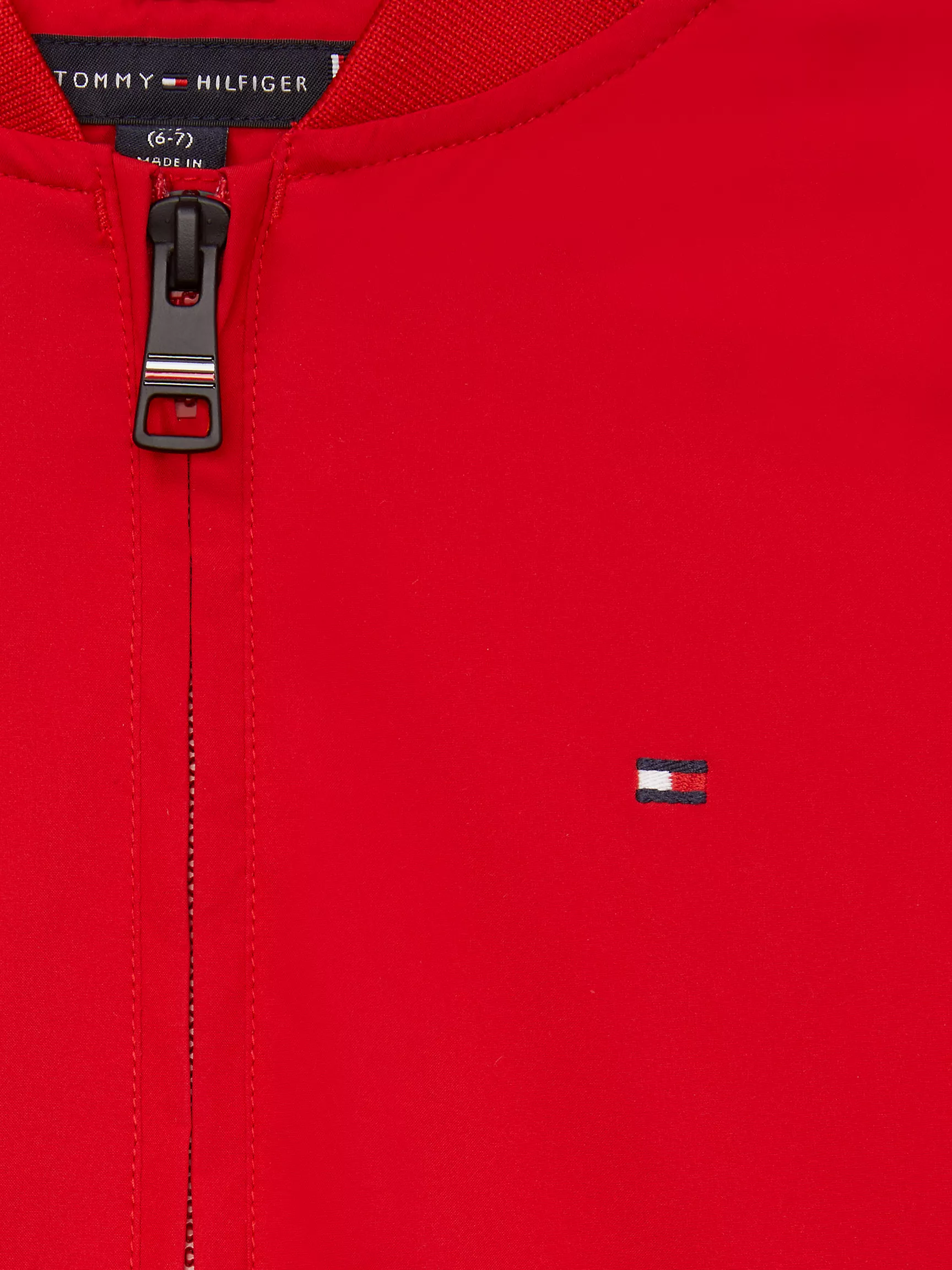 Куртка для мальчика Tommy Hilfiger, Детский легкий однотонный бомбер