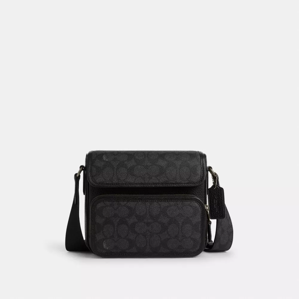 Сумка COACH Sullivan Flap Crossbody Bag In Signature Canvas
