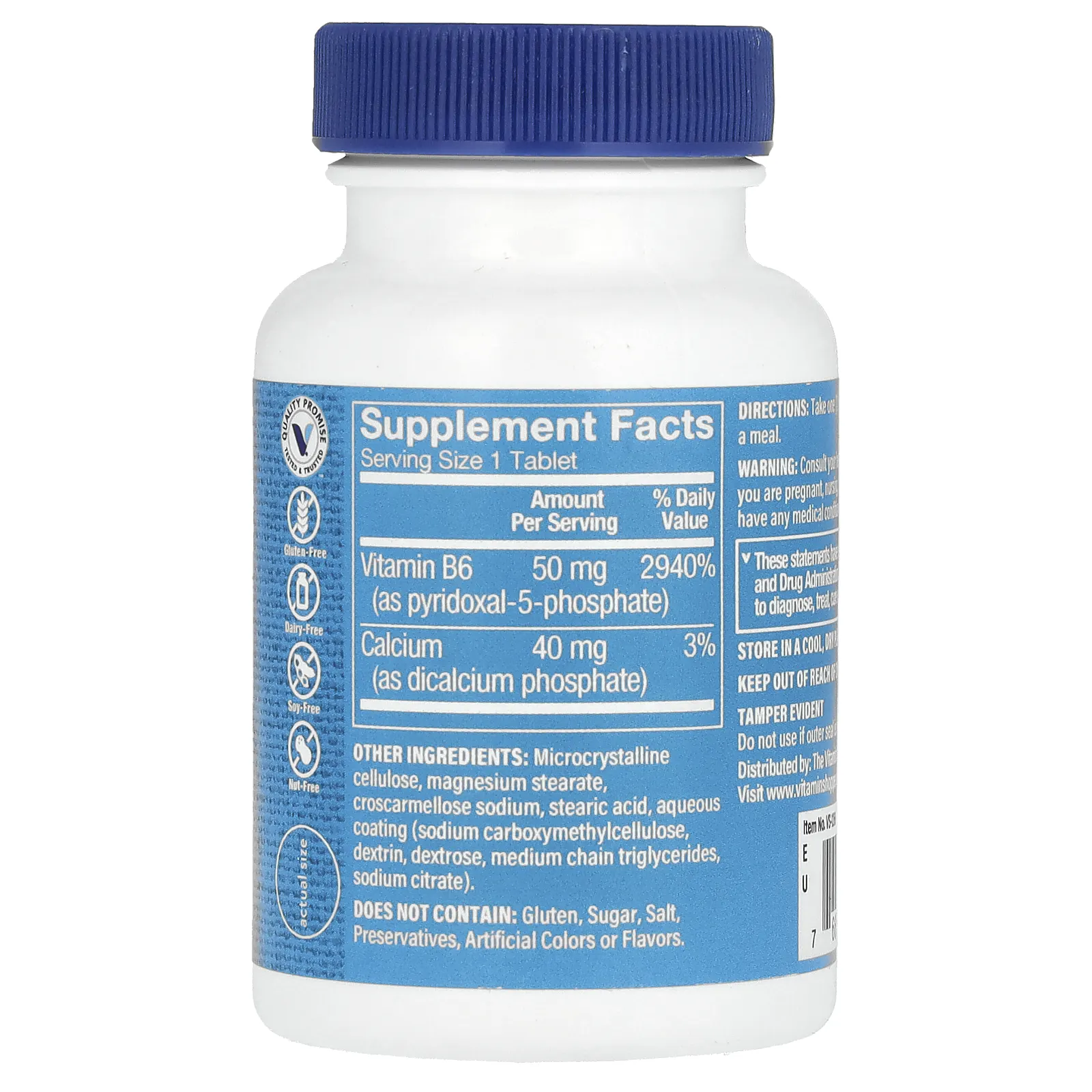 The Vitamin Shoppe, P-5-P, 50 мг, 100 таблеток