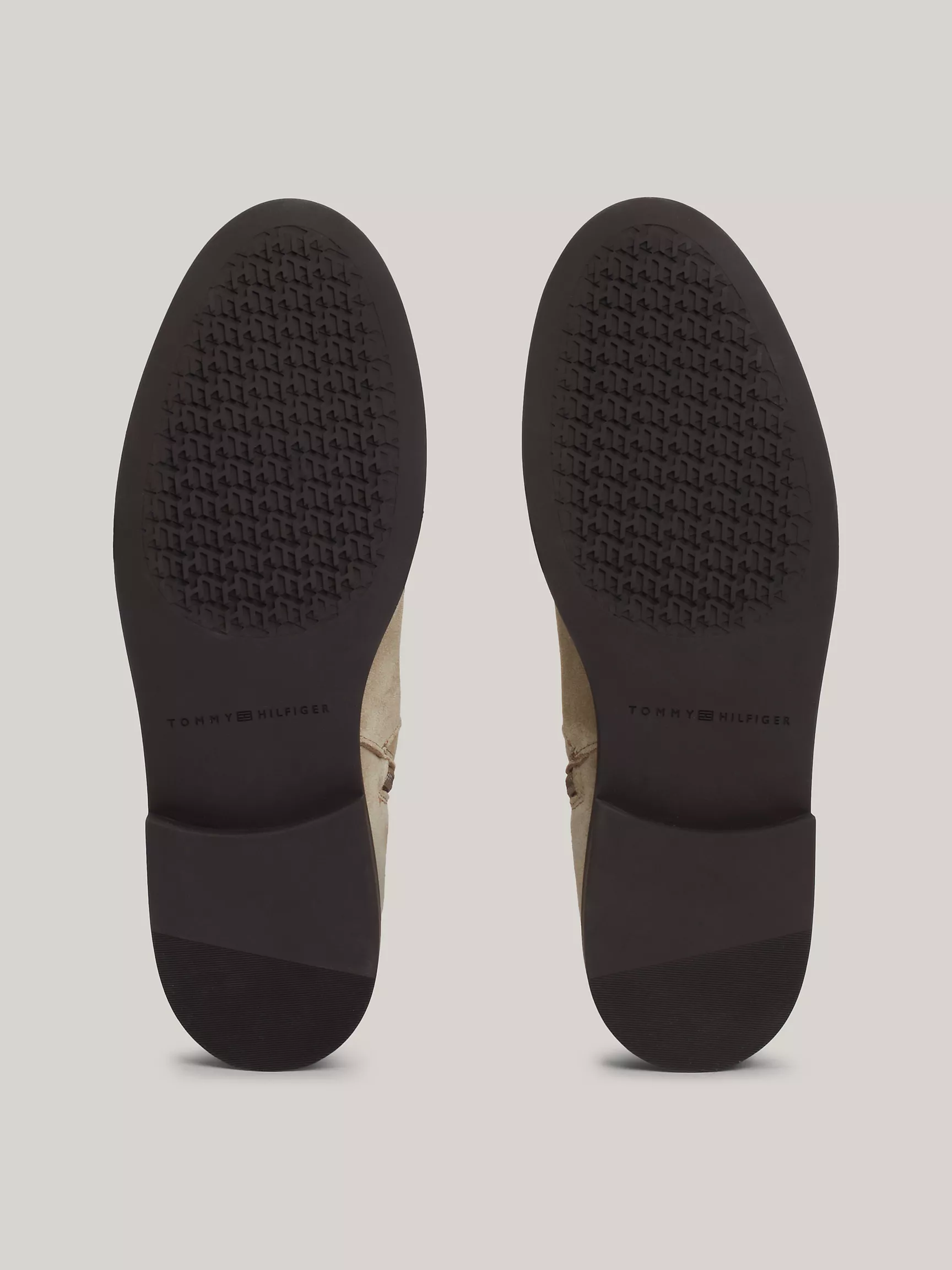 Женские ботинки Tommy Hilfiger, Замшевые высокие сапоги на молнии