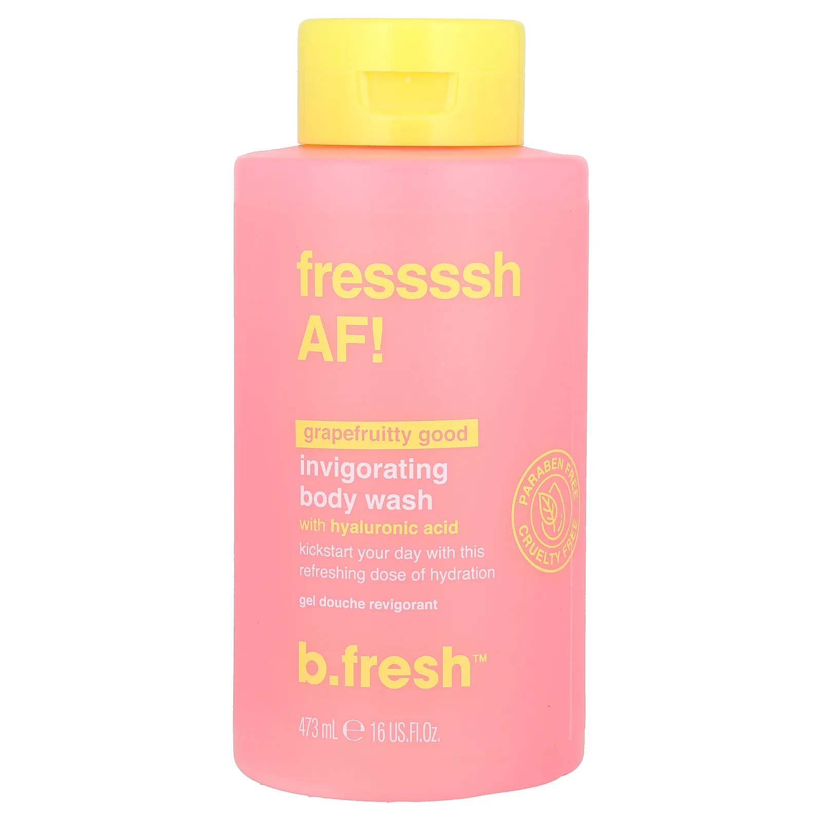 b.fresh, бодрящий гель для душа, с ароматом грейпфрута, 473 мл (16 жидк. унций)