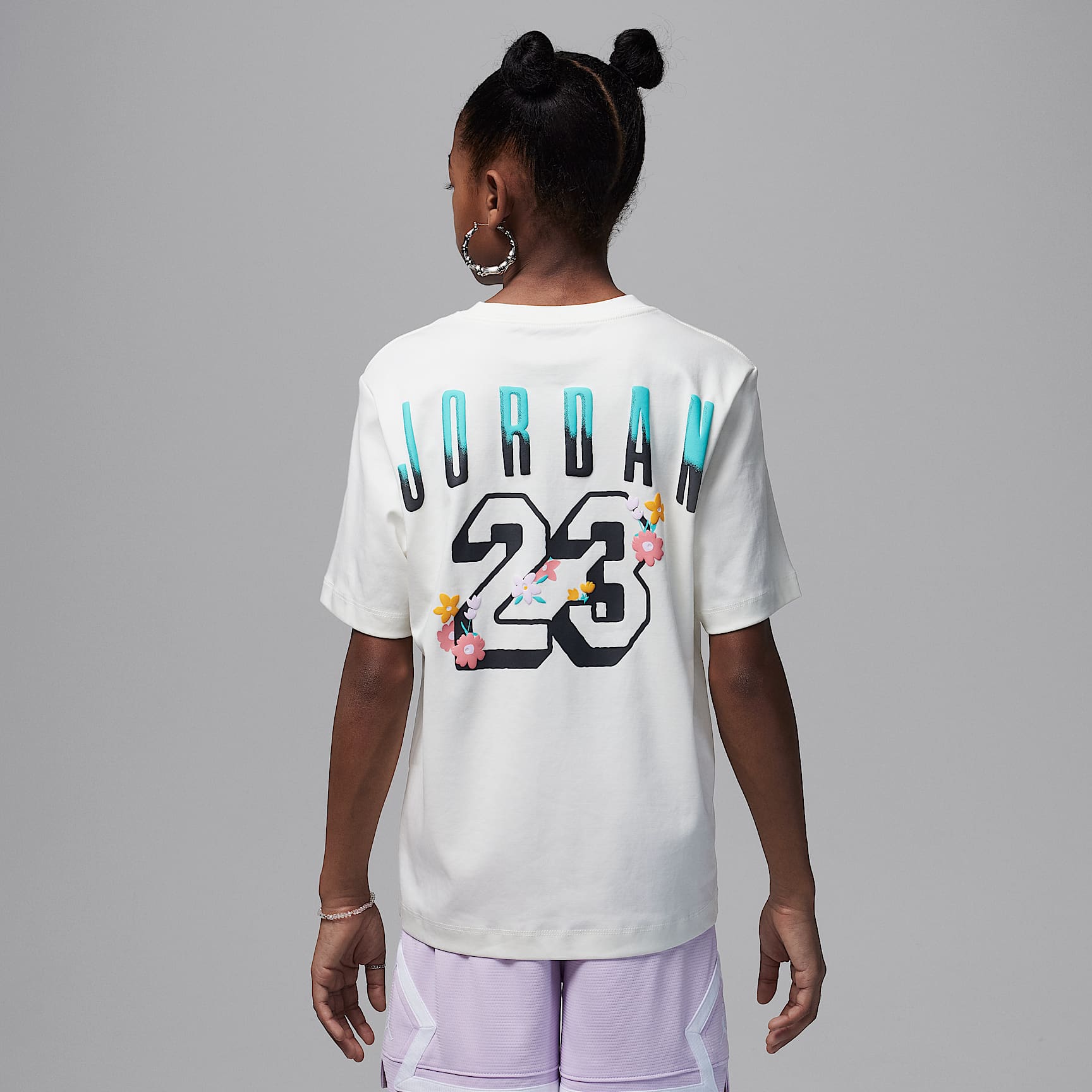 Jordan Big Kids' Summer Bloom Oversized T-Shirt