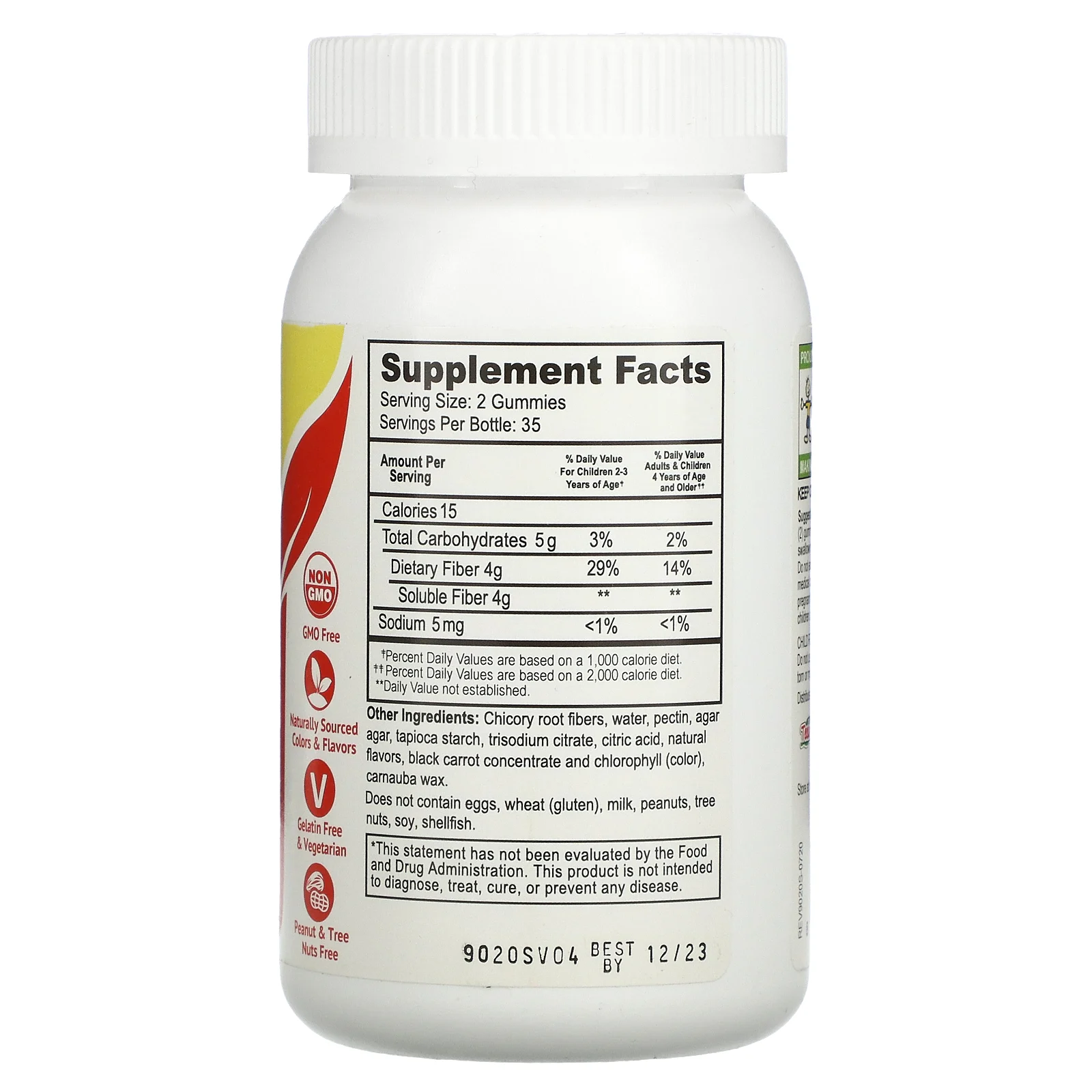 YumV's, Для детей, без пребиотической клетчатки, со вкусом ягод, 70 жевательных таблеток