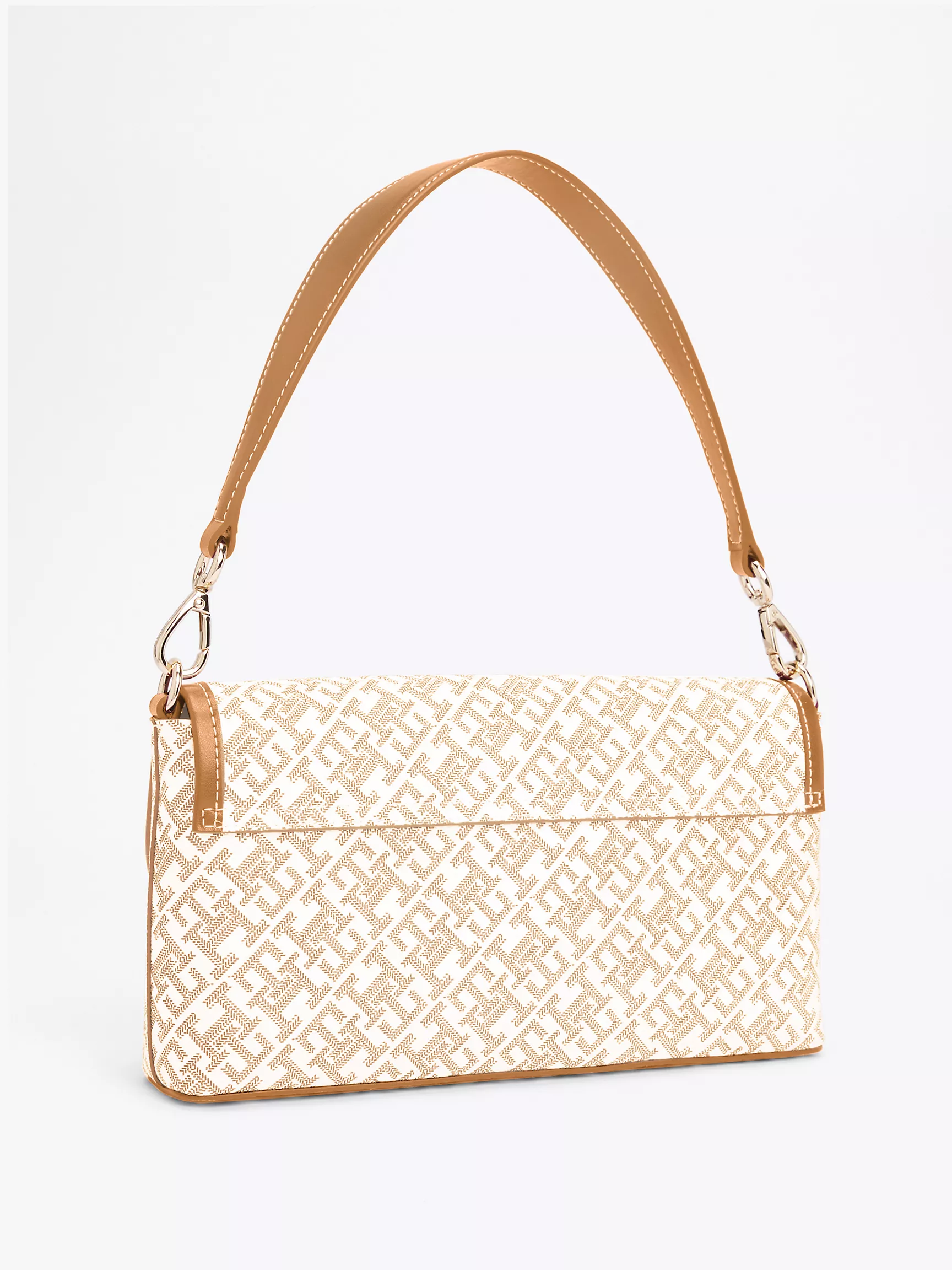 Женская сумка Tommy Hilfiger, Сумка через плечо с клапаном и монограммным узором