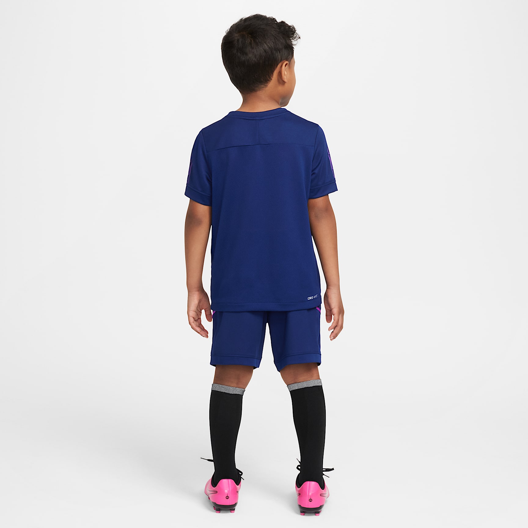Nike Dri-FIT Kylian Mbappé Little Kids' ACD25 Short Sleeve Top and Shorts Set