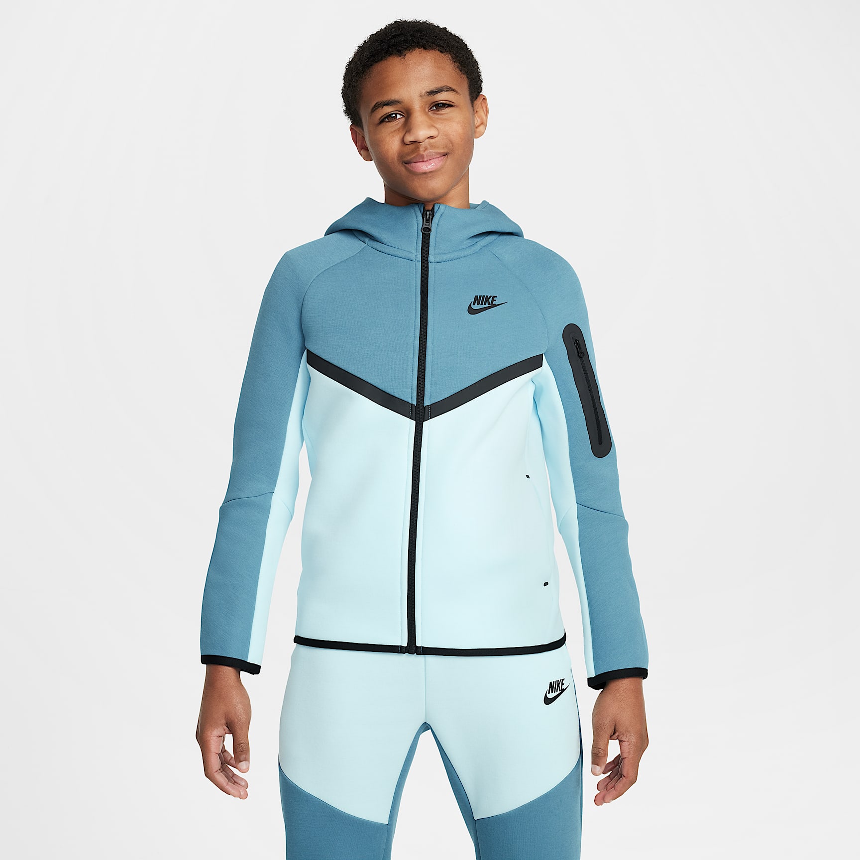Nike Sportswear Tech Fleece Big Kids' Full-Zip Hoodie