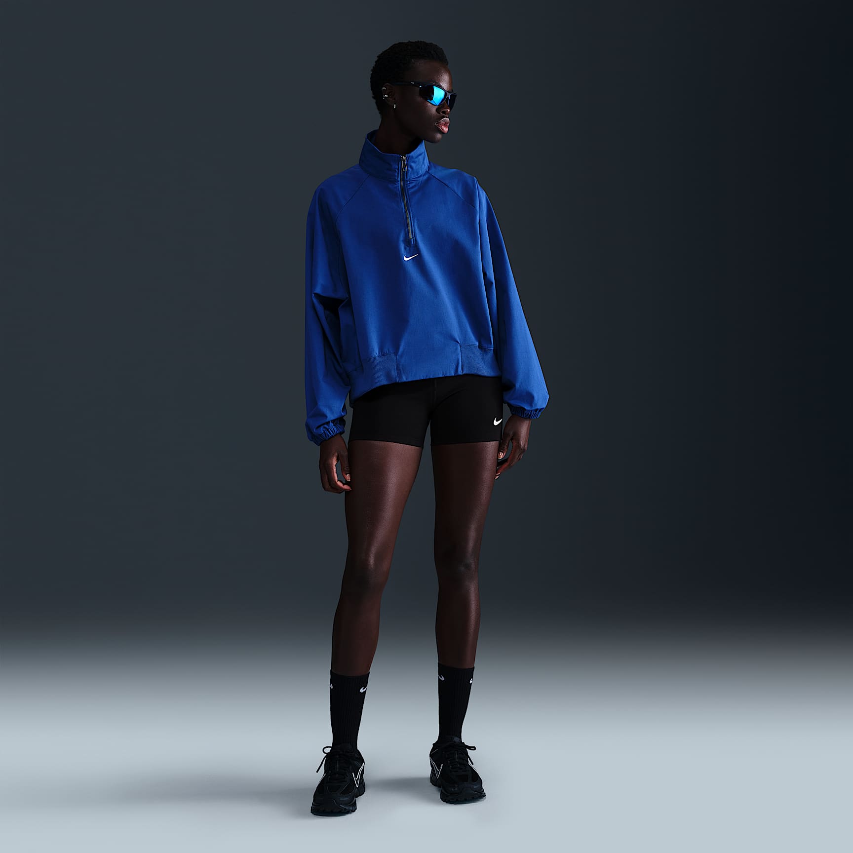 Nike Sportswear Collection Women's Oversized Twill 1/4-Zip Top