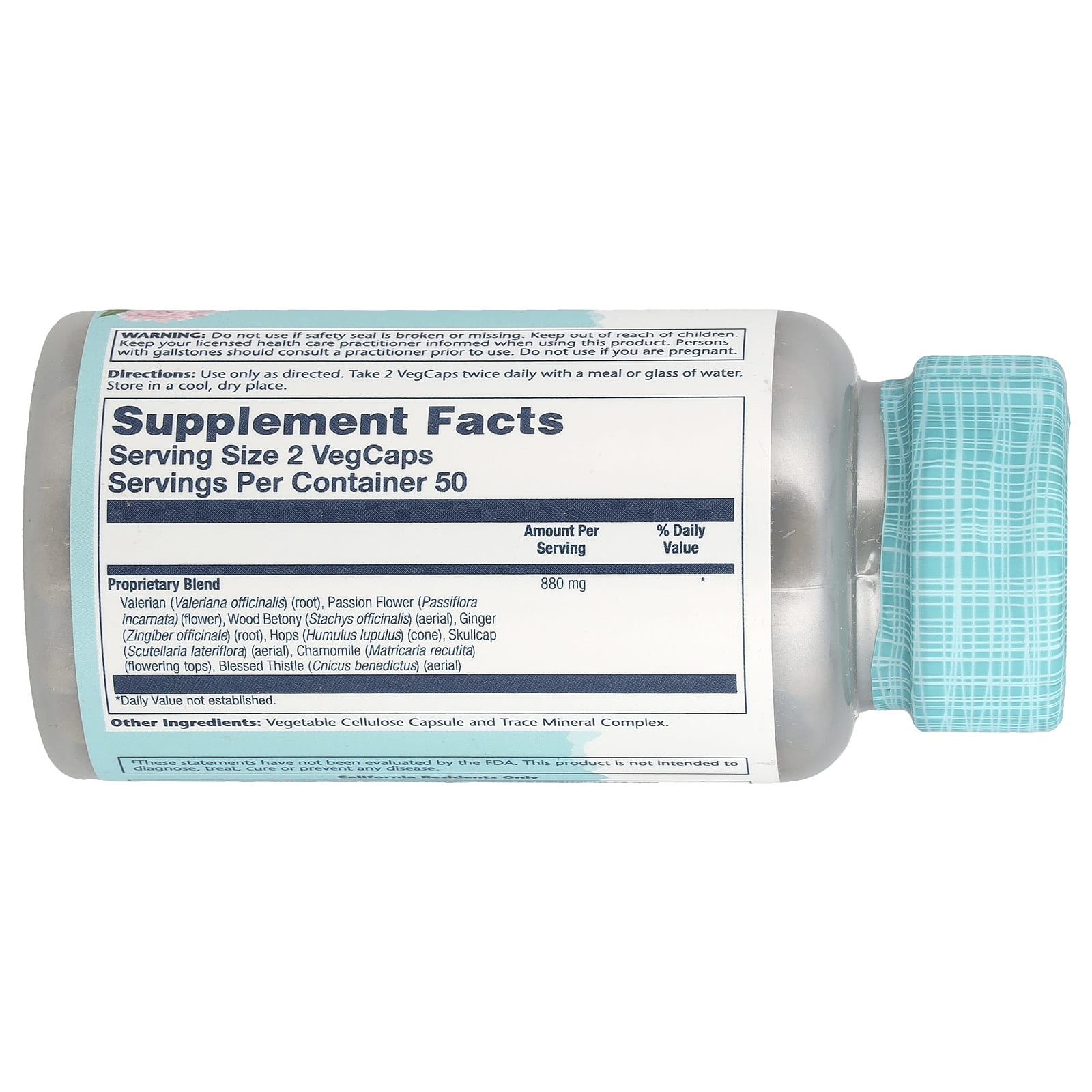 Solaray, Nerve Blend SP-14 ™, 100 растительных капсул