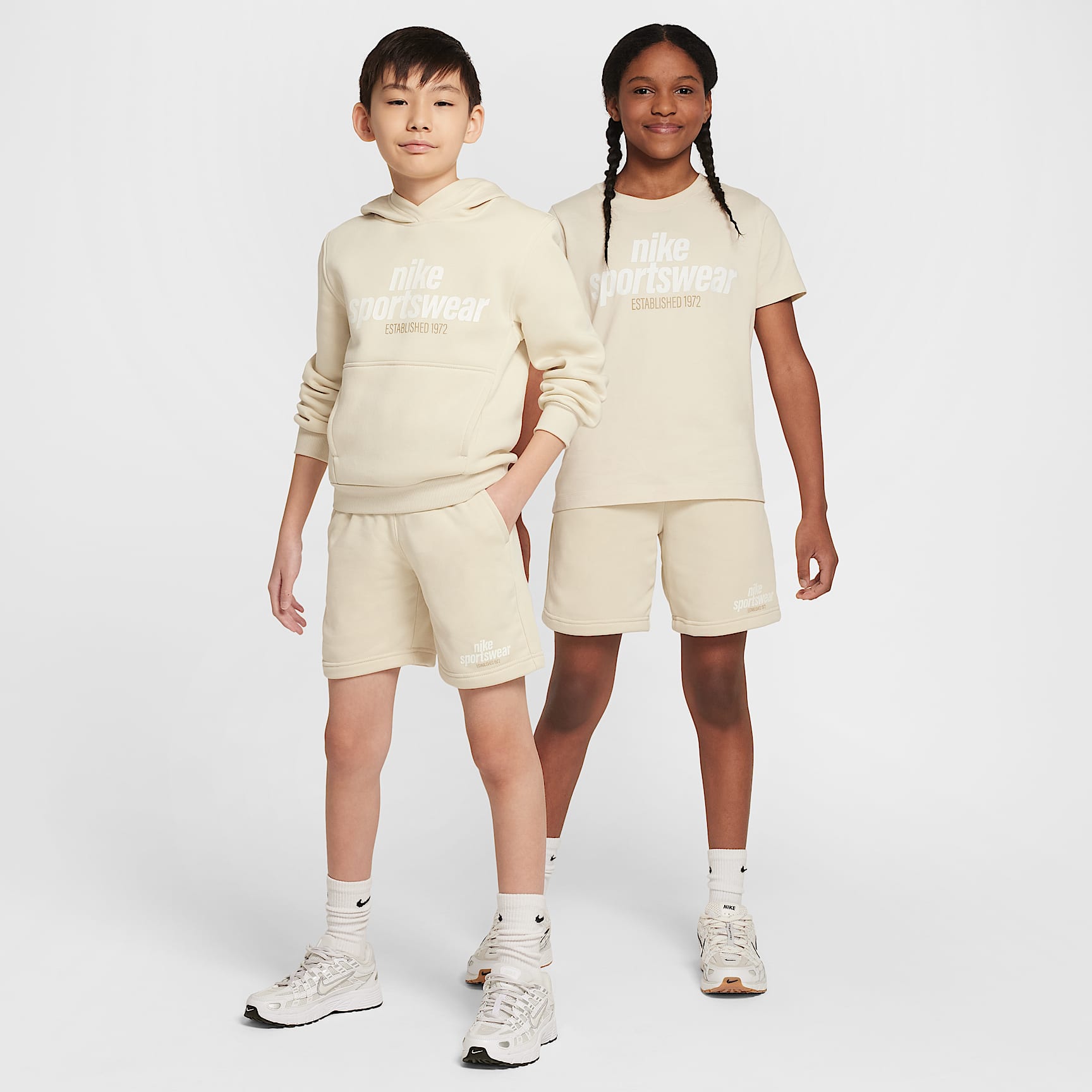 Nike Sportswear Club Big Kids' French Terry Shorts