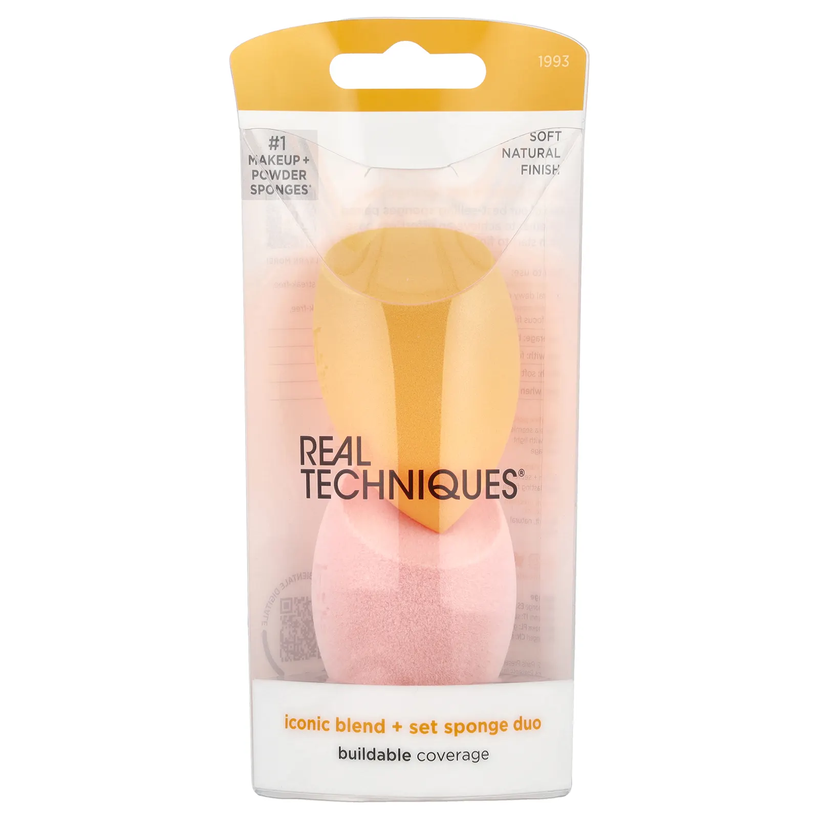 Real Techniques, Ionic Blend + Set Sponge Duo`` 2 губки