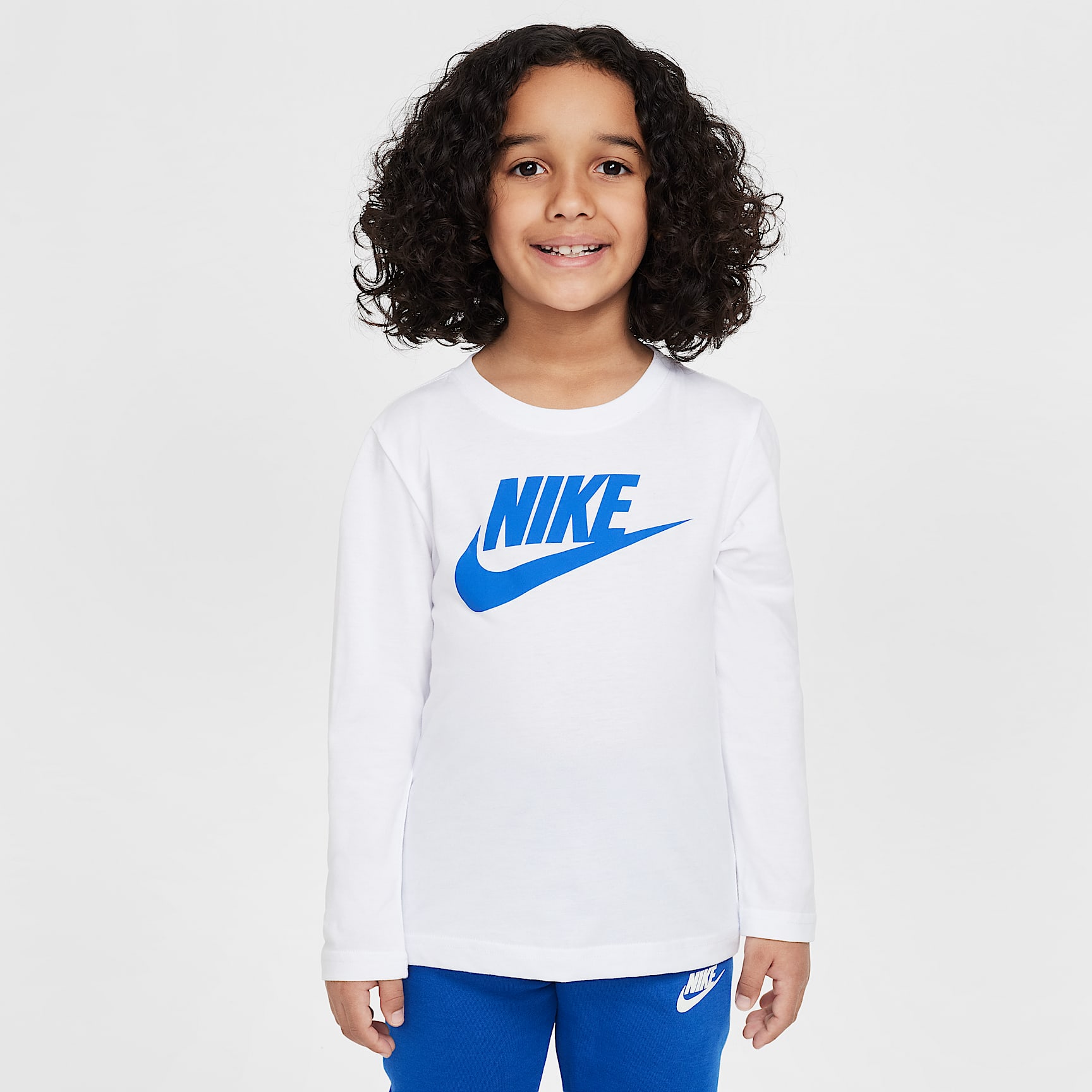 Nike Club Little Kids' Long Sleeve T-Shirt, Vest, and Pants Set
